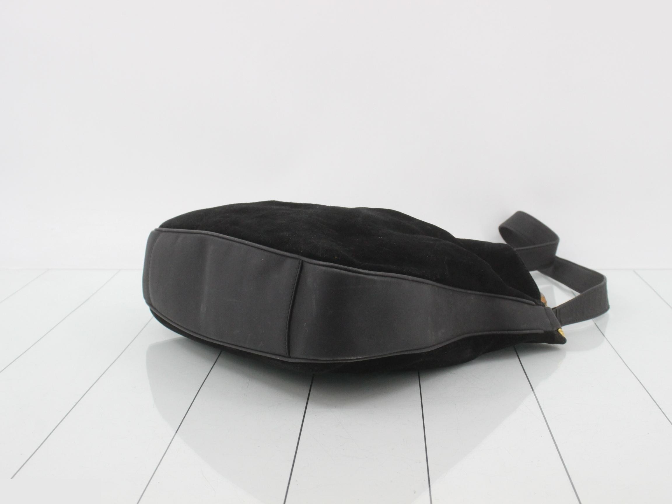 Bamboo Suede Shoulder Bag (2-Way) — view 6