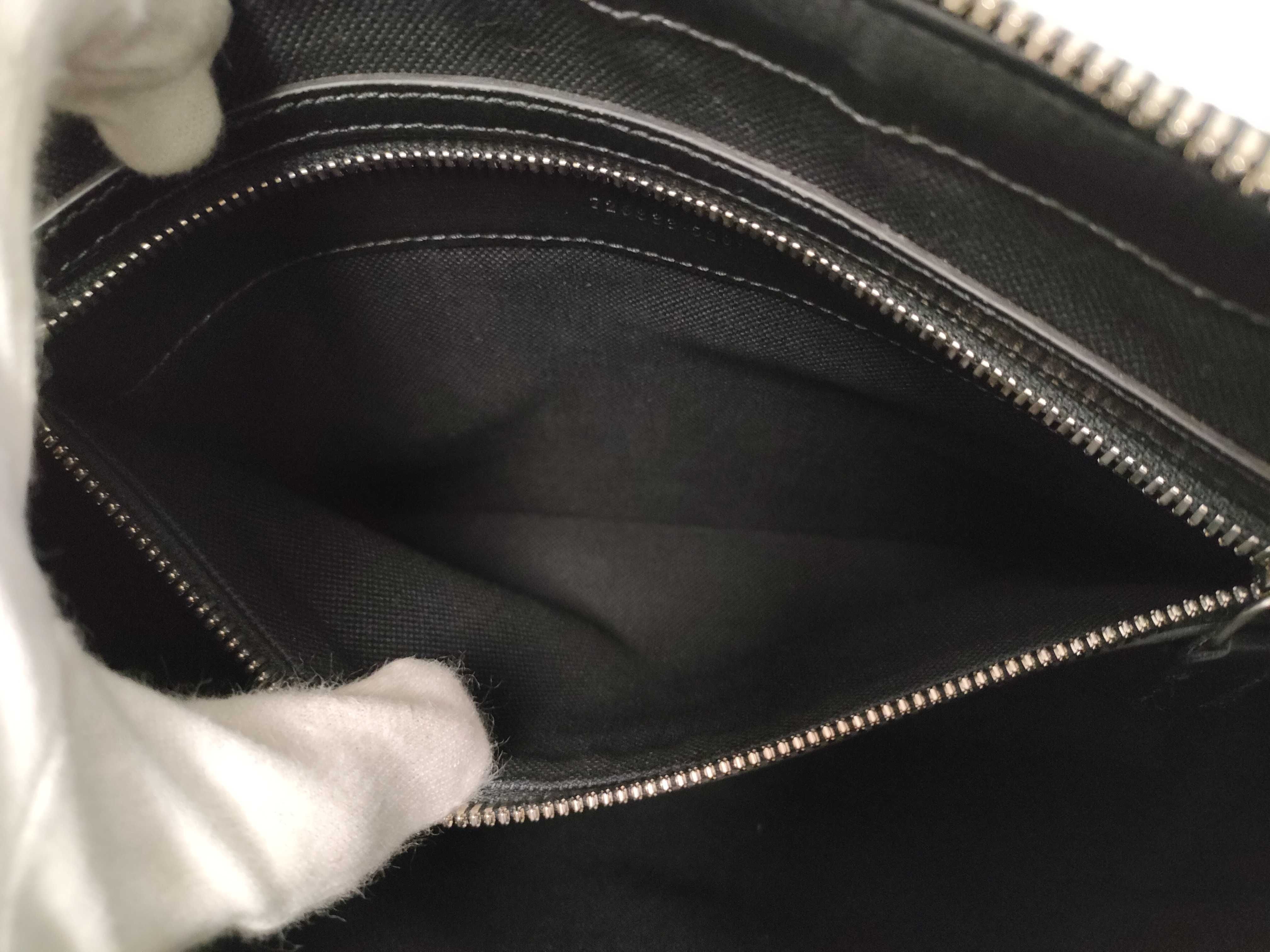 GG Supreme ID- Canvas Supreme Black 30cm Messenger Bag SHW Shoulder Bag — view 11
