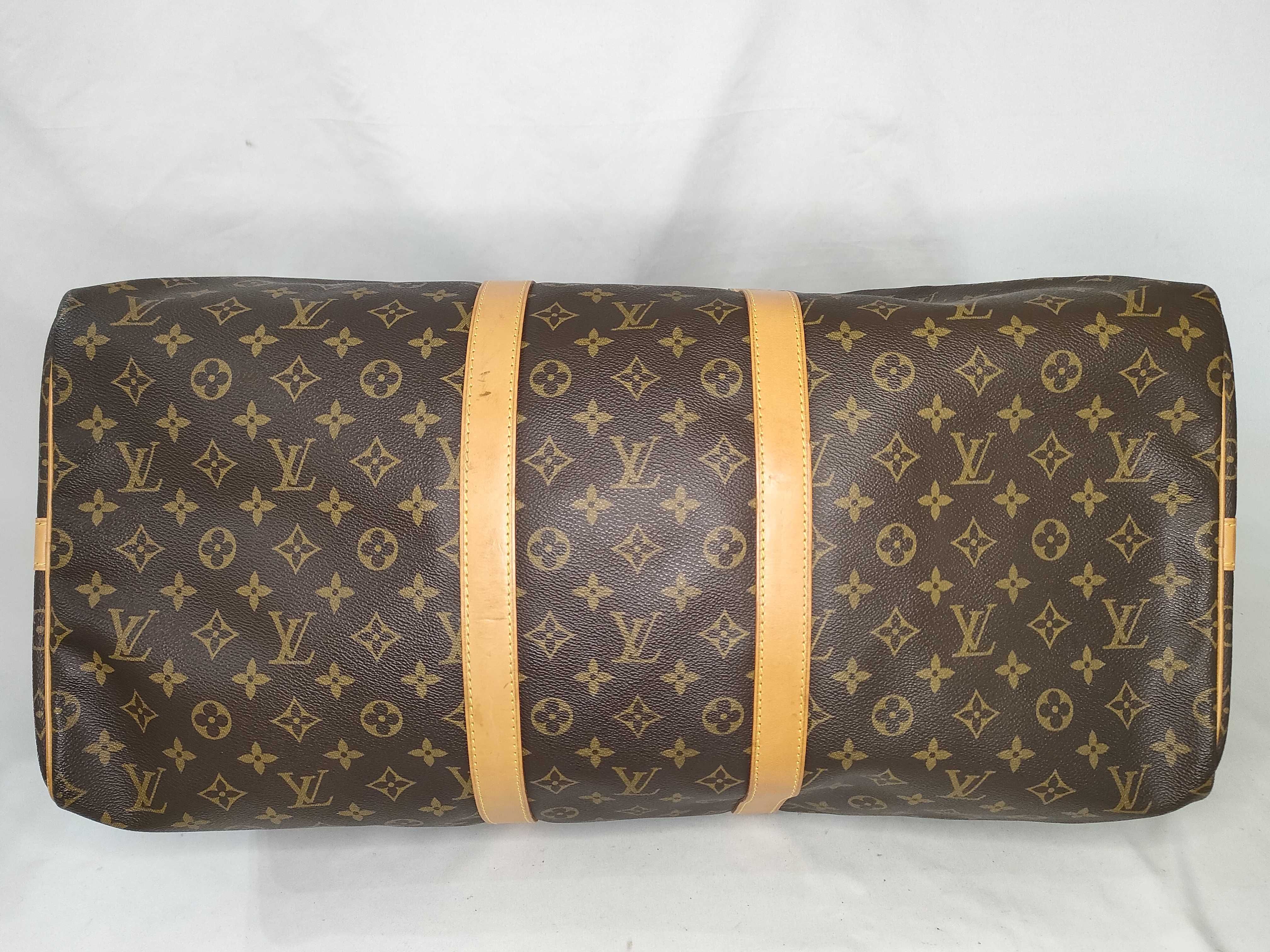 Monogram Keepall Bandoulière 55 Boston Bag — view 8