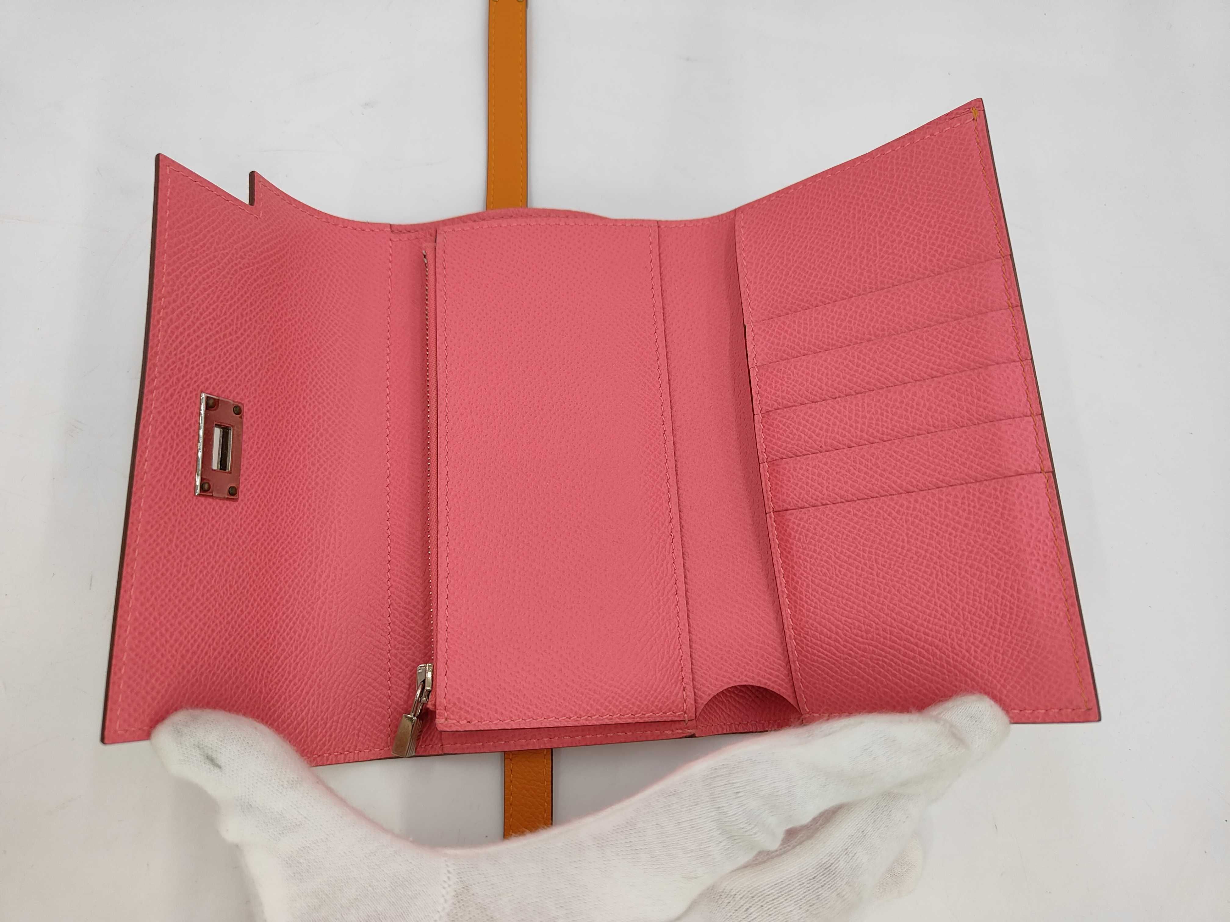 Kelly Wallet Orange x Pink — view 5