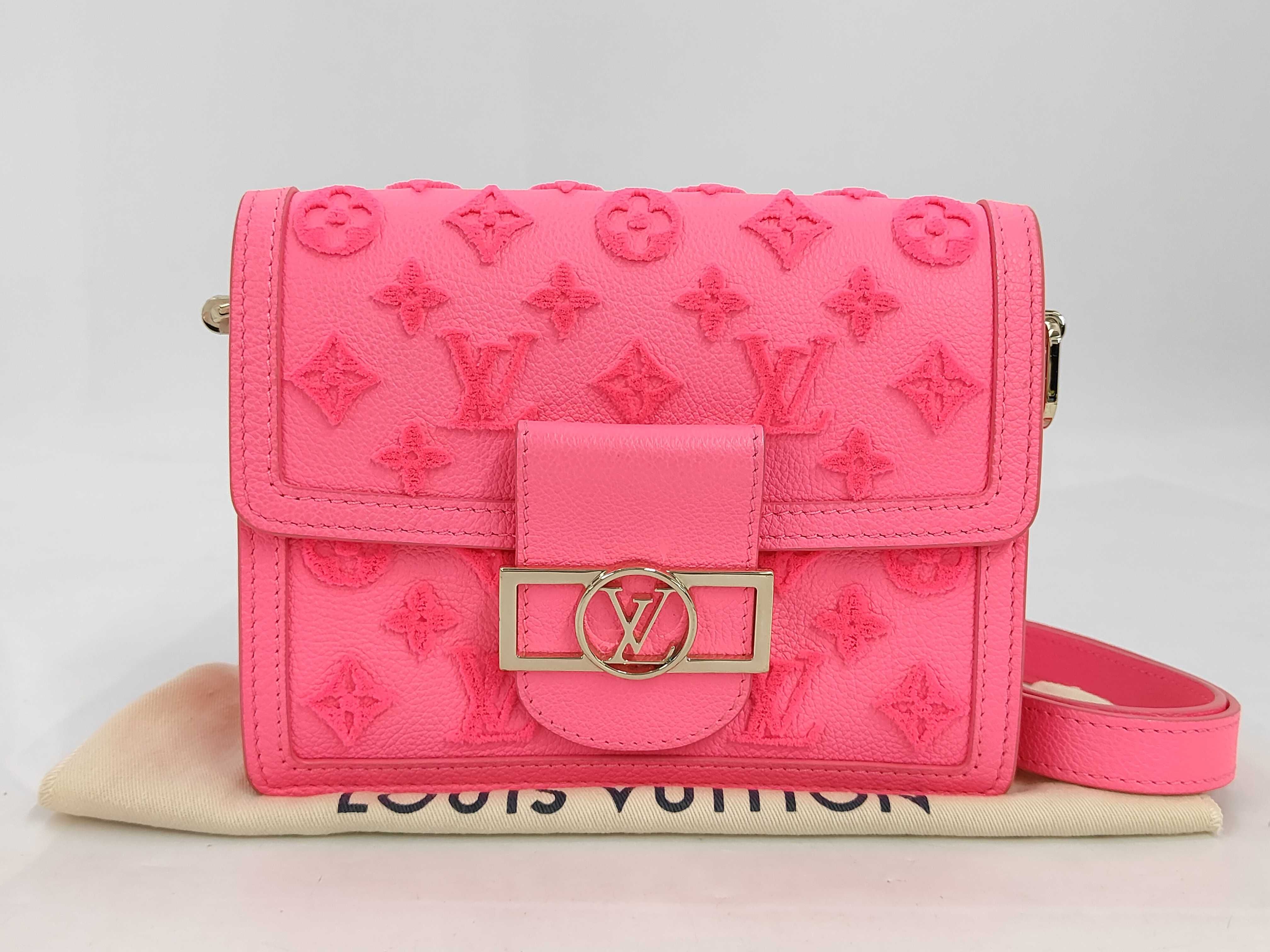 Dauphine MINI Shoulder Bag M20747 Pink Shoulder Bag