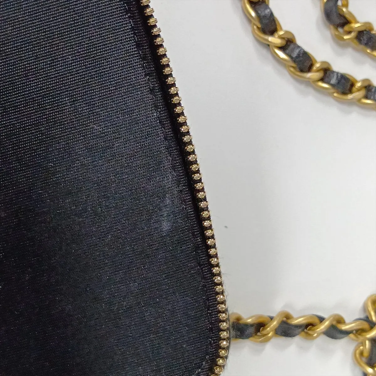 Mini Matelassé Lambskin Vanity Bag, Black with Gold Hardware, 31413803, Serial Number 31 — view 10