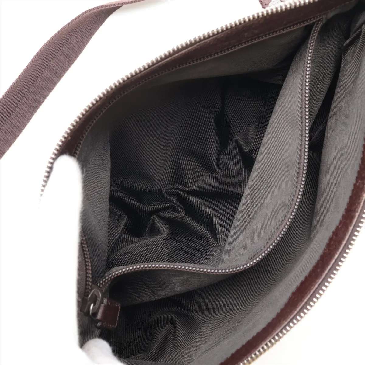 GG Canvas 114273 Canvas Shoulder Bag Beige x Brown — view 7