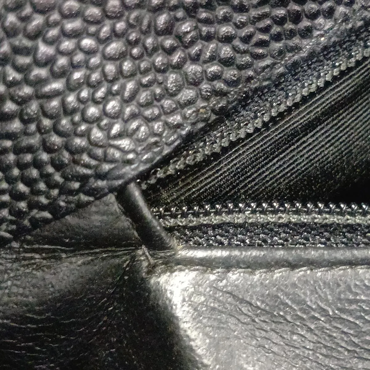 Coco Mark Caviar Skin Chain Shoulder Bag, Black with Silver Hardware, 6270460, Series 6 — view 14