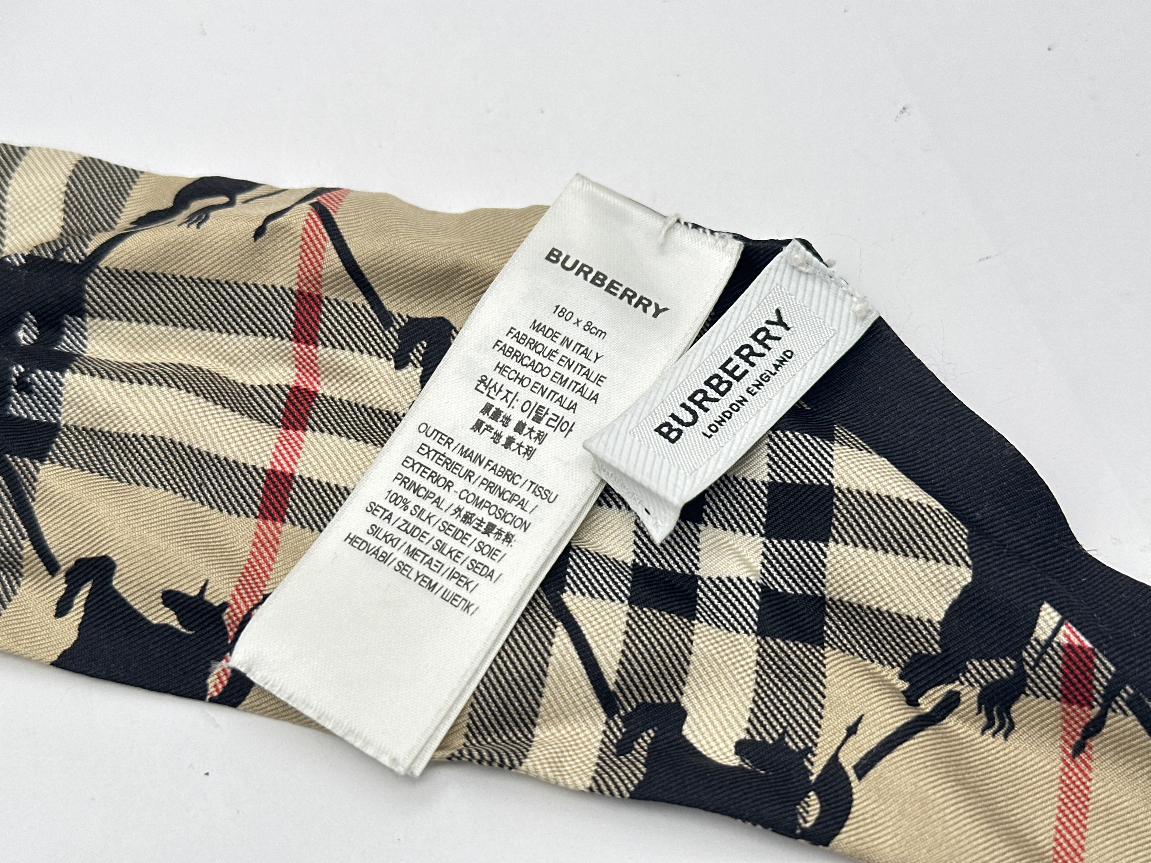 Check Pattern Twilly Scarf and Other Accessories — view 3
