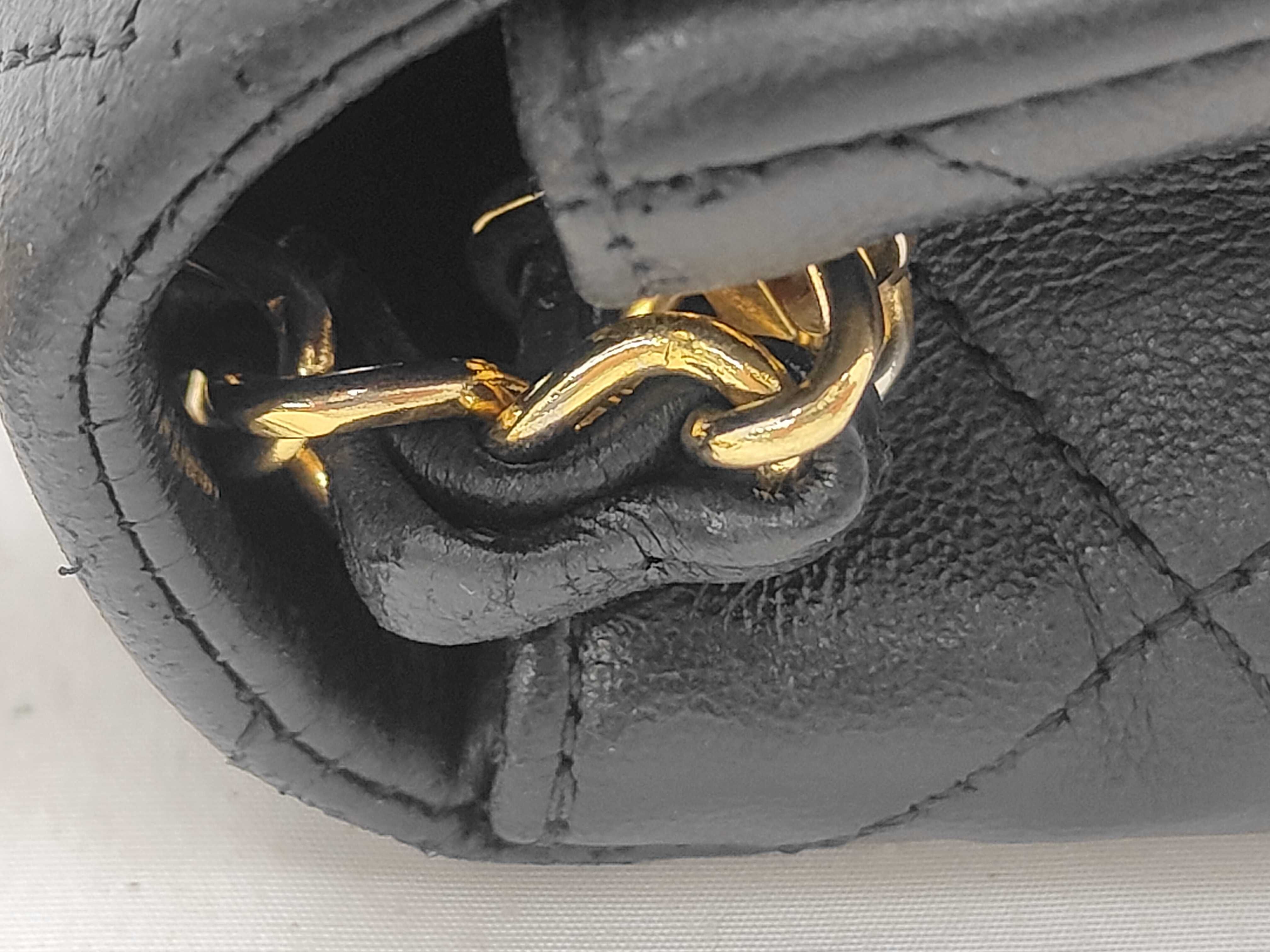 Mini Matelassé Lambskin Turnlock Black Shoulder Bag. Note: No seal, card number 1. — view 5