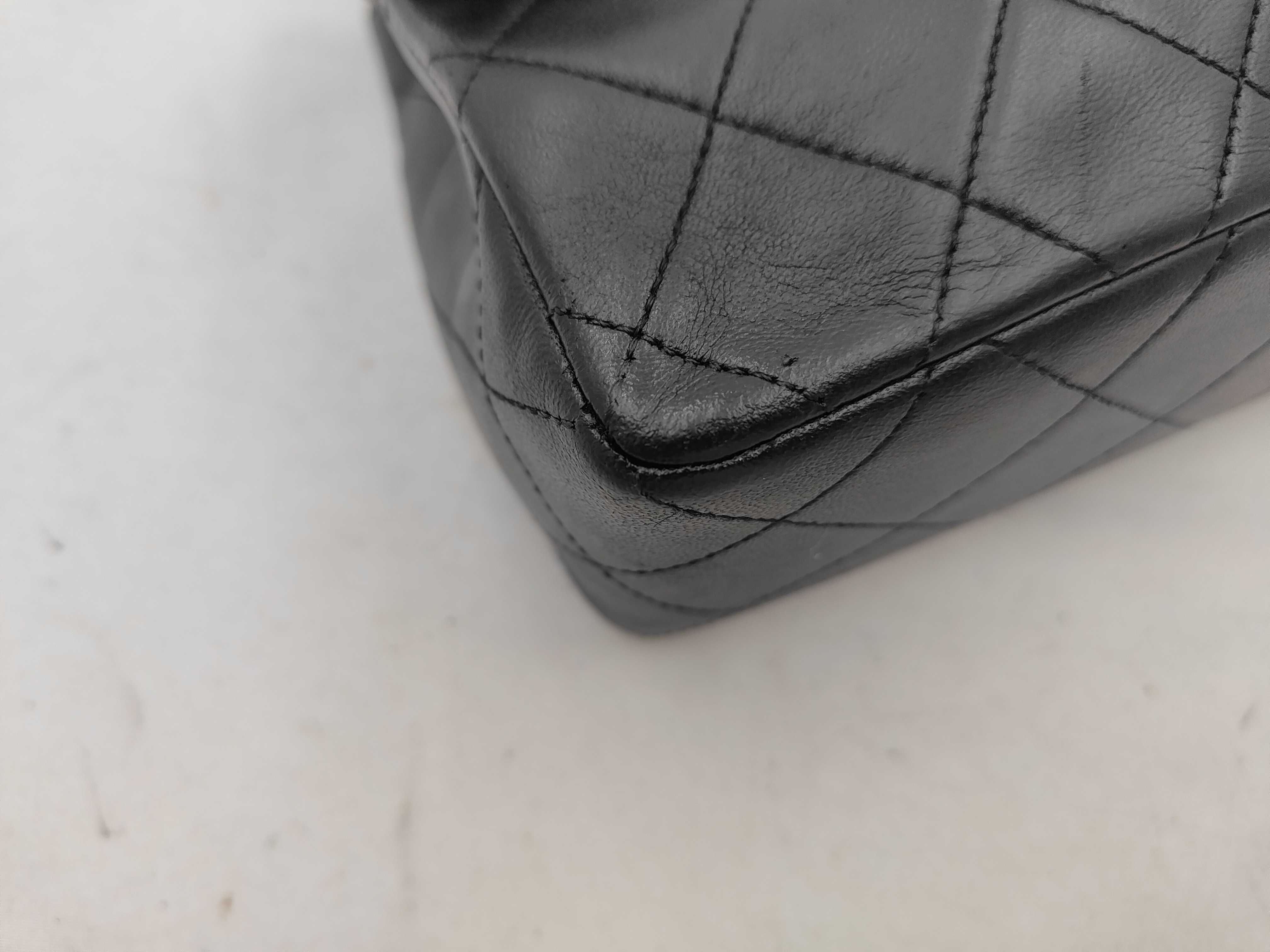 Mini Matelassé Lambskin Turnlock Black Shoulder Bag. Note: No seal, card number 1. — view 6