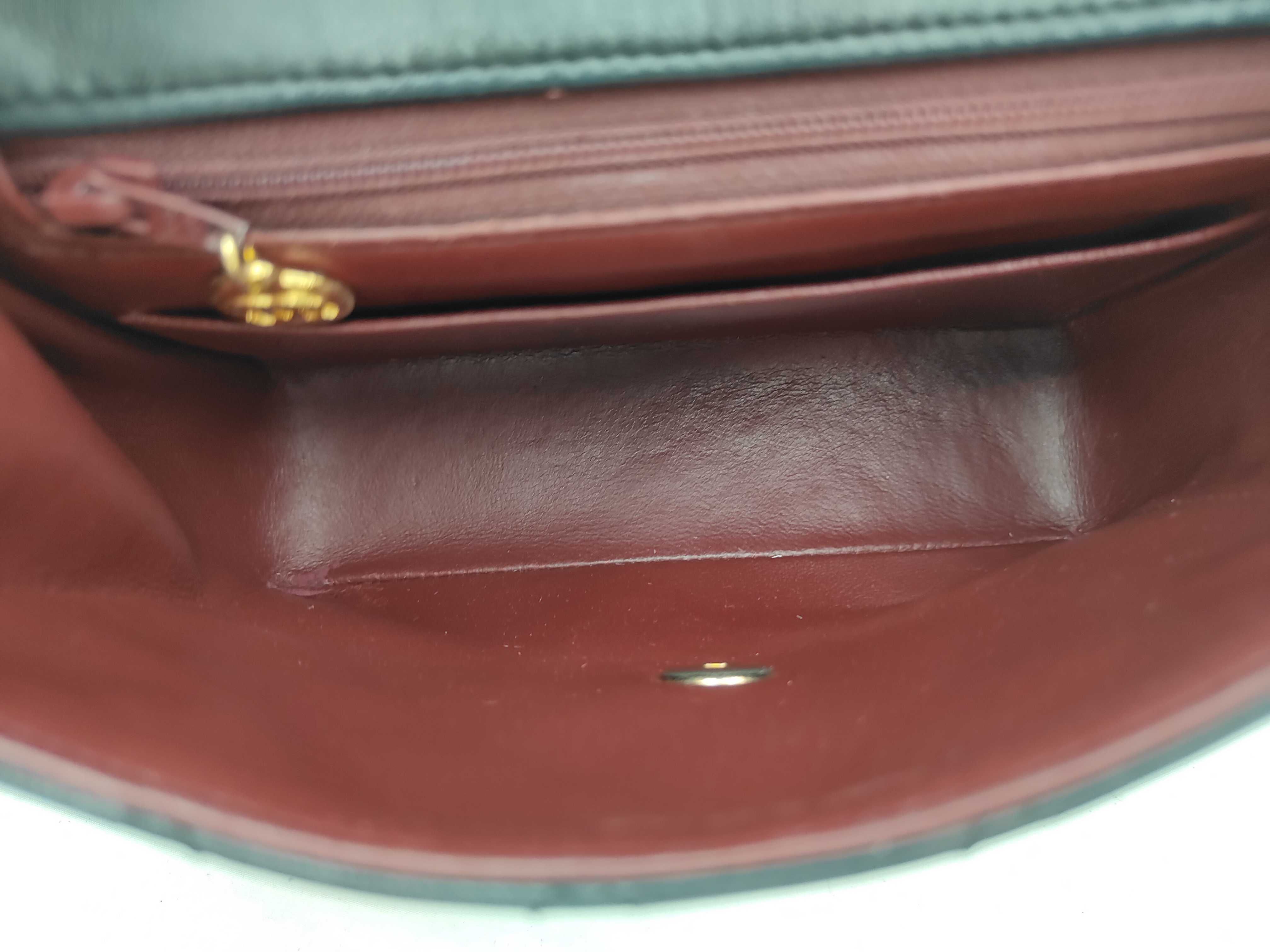 Mini Matelassé Lambskin Turnlock Black Shoulder Bag. Note: No seal, card number 1. — view 8