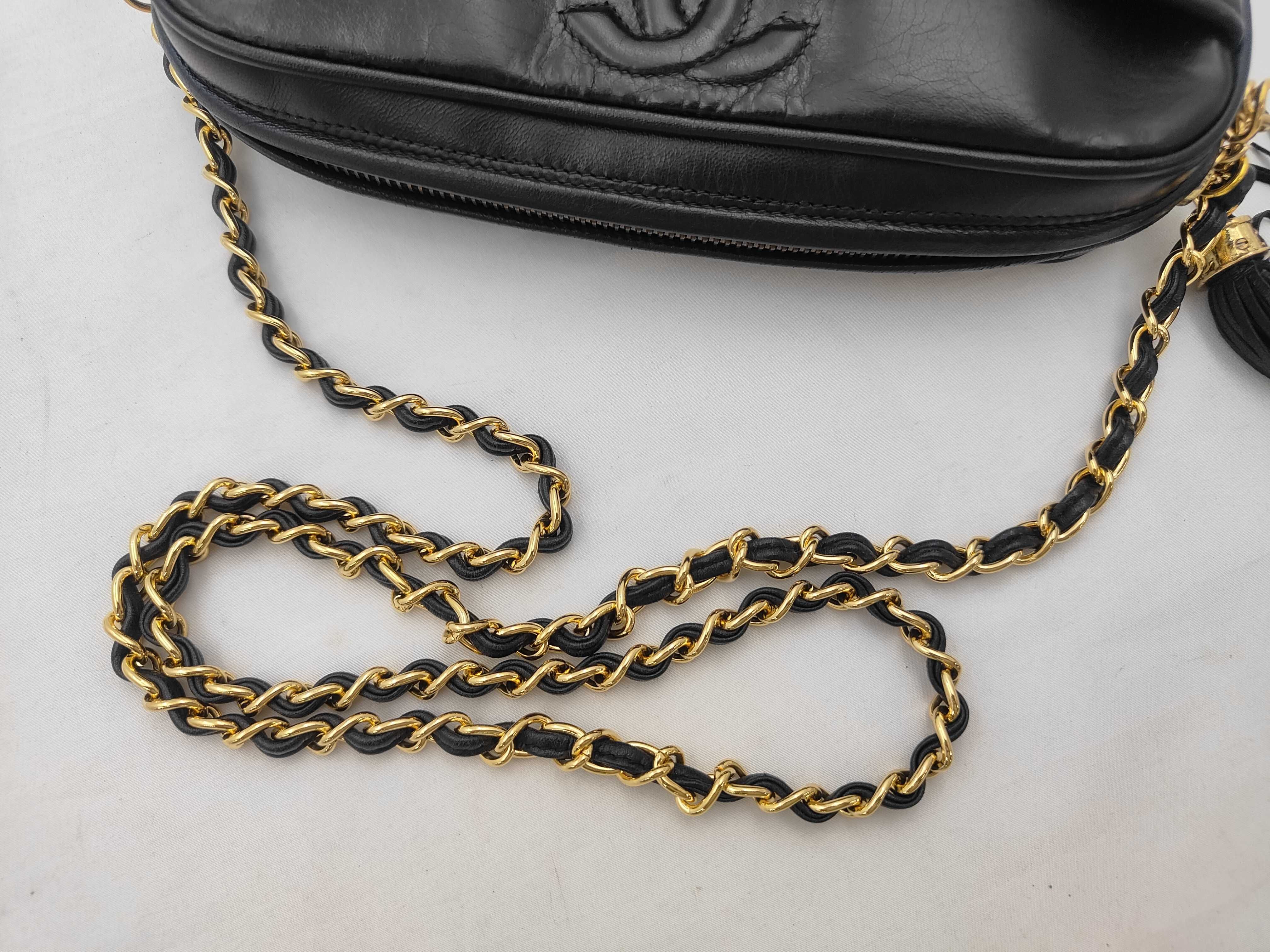Matelassé Fringe Chain Shoulder Bag — view 3