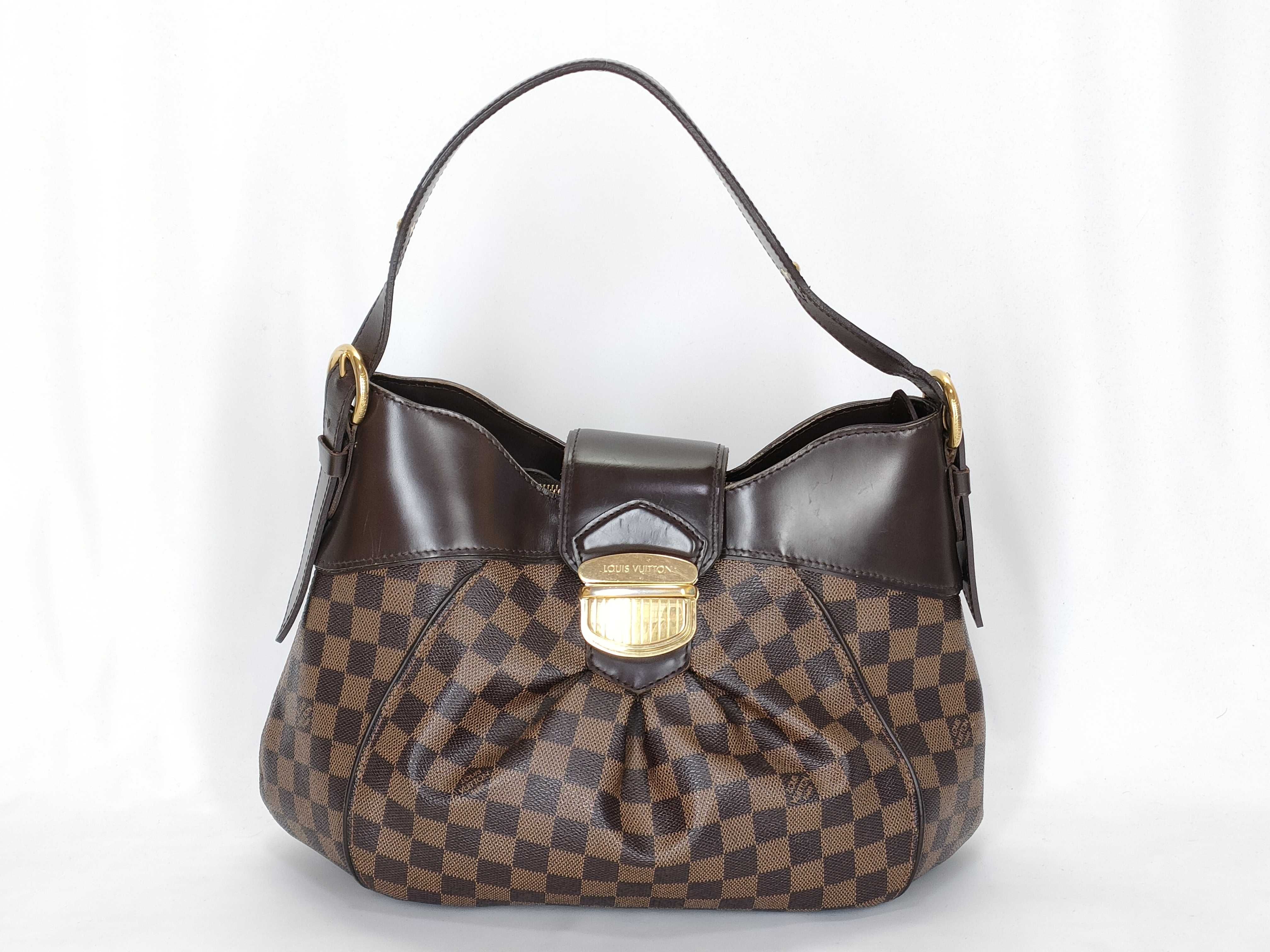 Damier Sistina PM N41542 FL2099 Brown Shoulder Bag