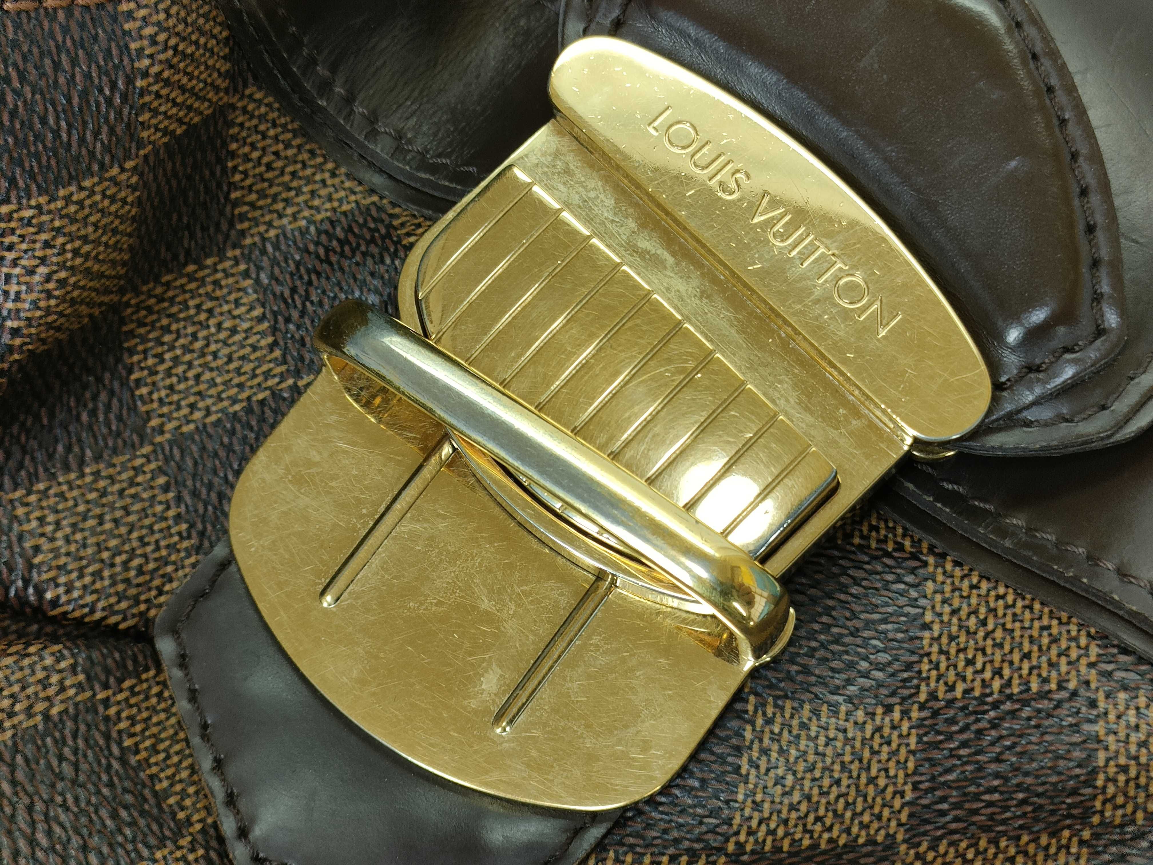 Damier Sistina PM N41542 FL2099 Brown Shoulder Bag — view 15