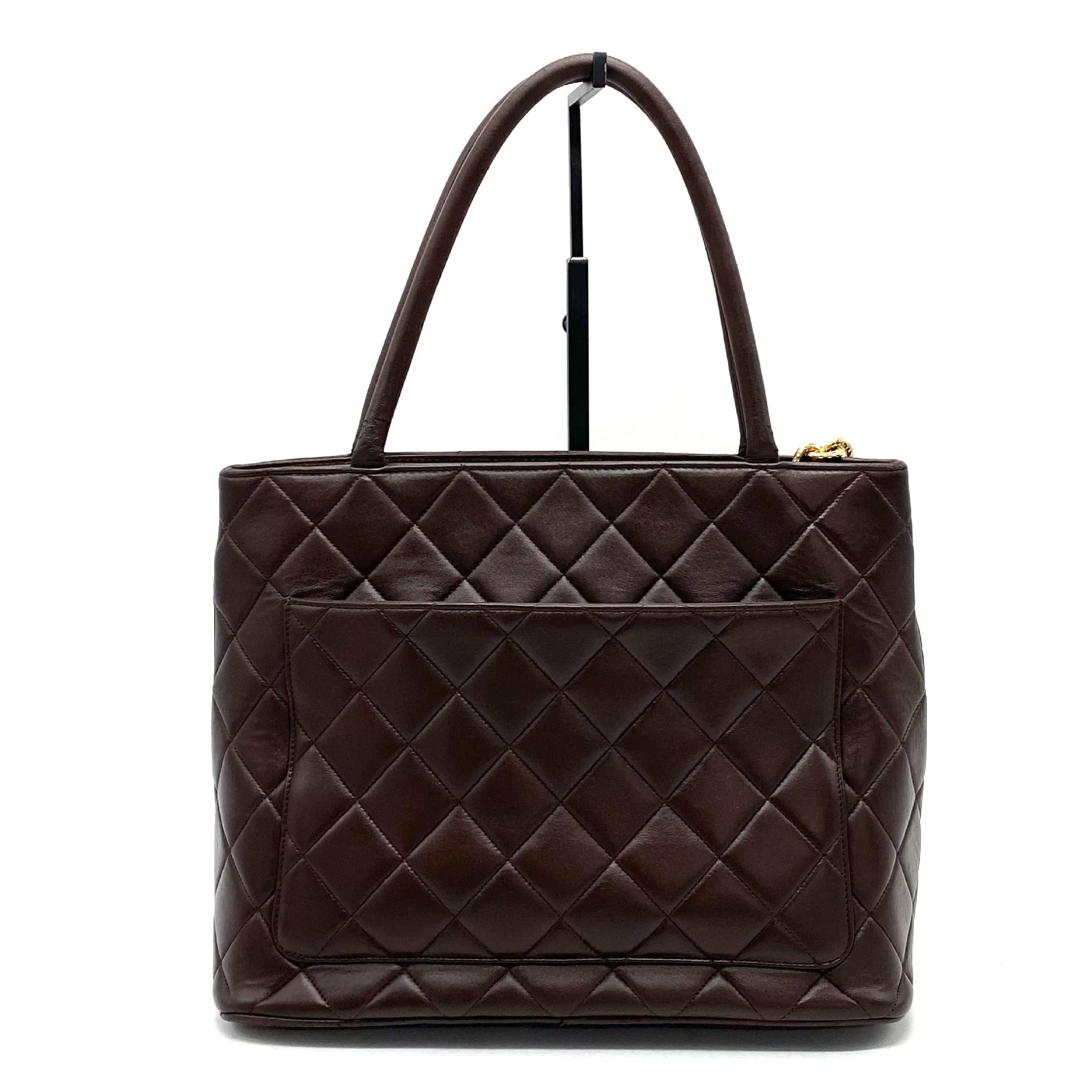 Matelassé Coco Mark Lambskin Reissue Tote Bag — view 2