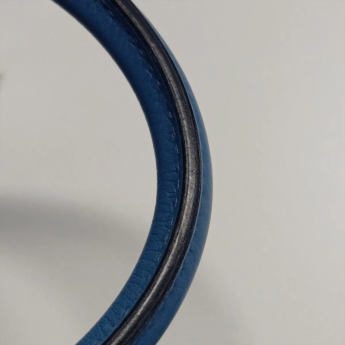 [Individually packaged] Hermes Birkin 30 Retourne Togo Azur Silver Hardware C: 2018 Clochette string torn — view 14