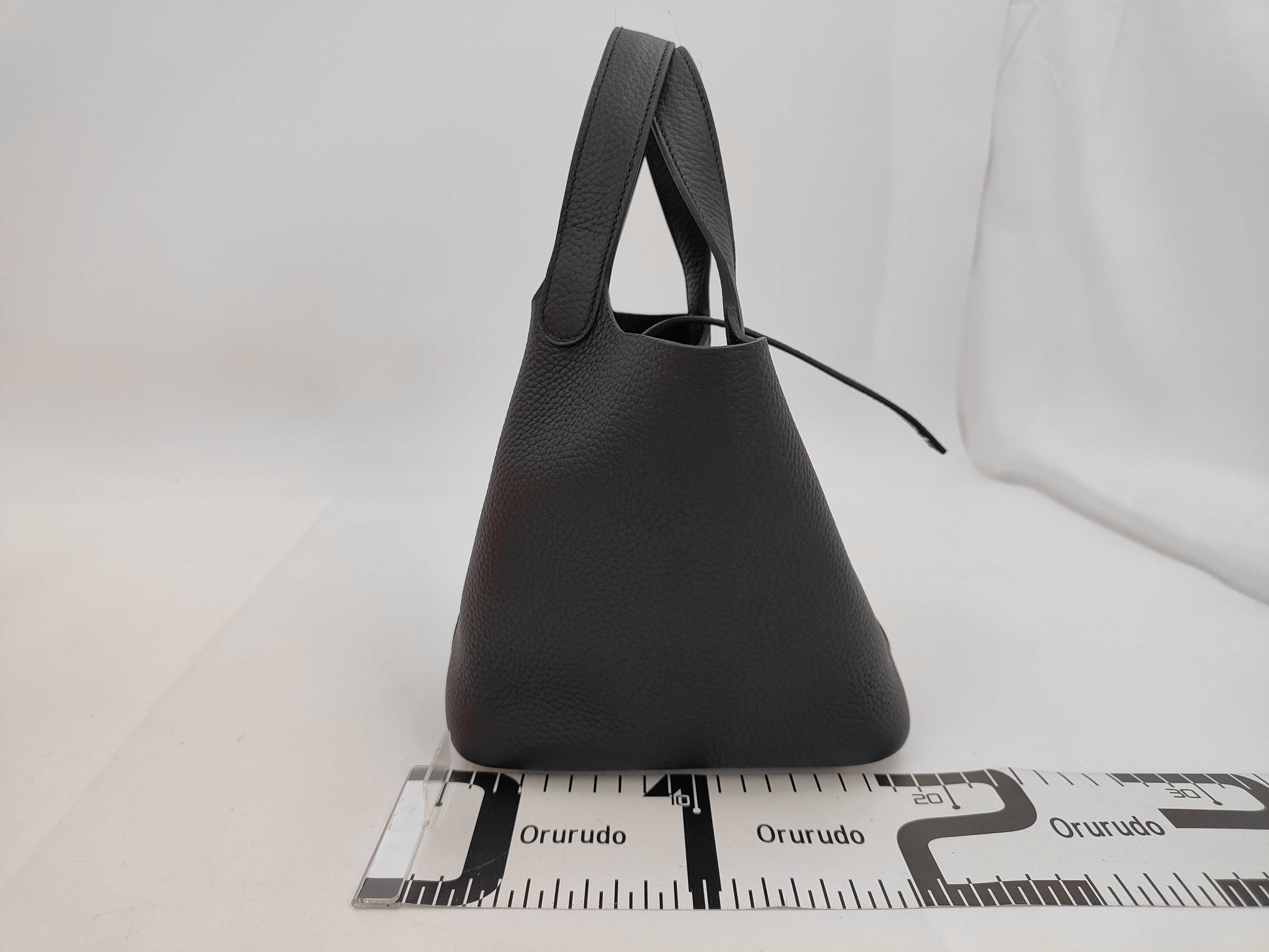 Picotin PM G stamp Noir handbag — view 2