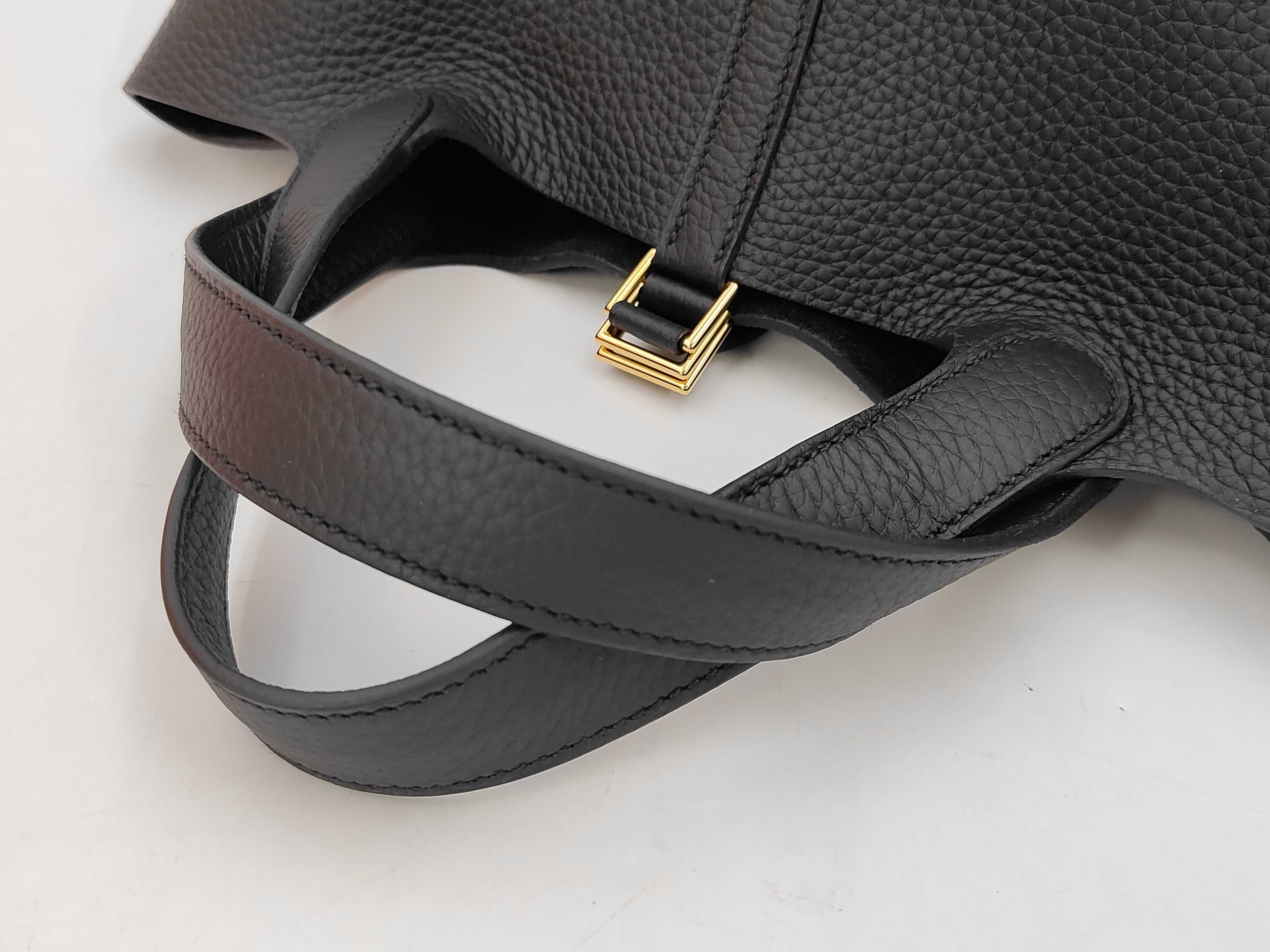 Picotin PM G stamp Noir handbag — view 3