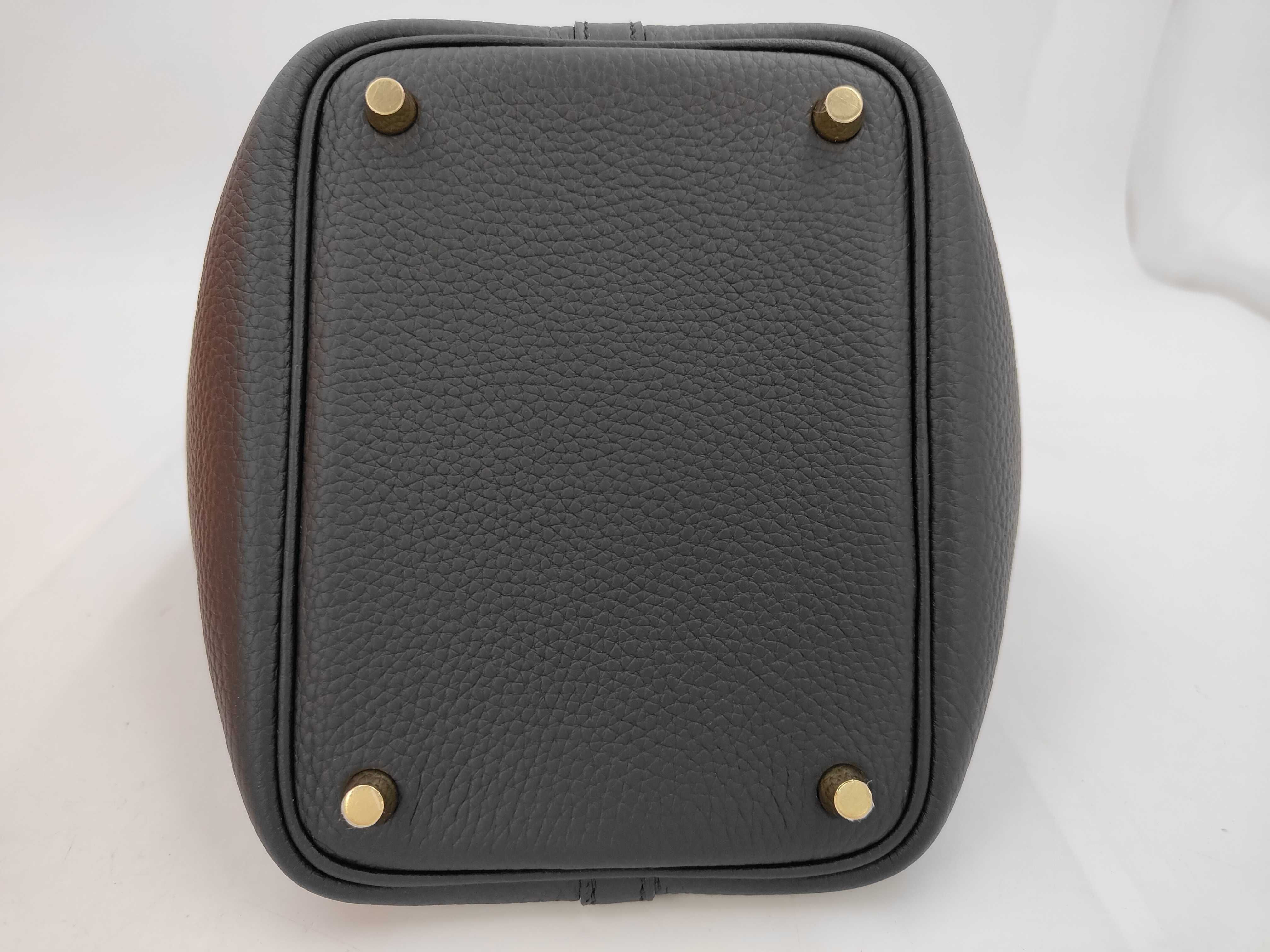 Picotin PM G stamp Noir handbag — view 6