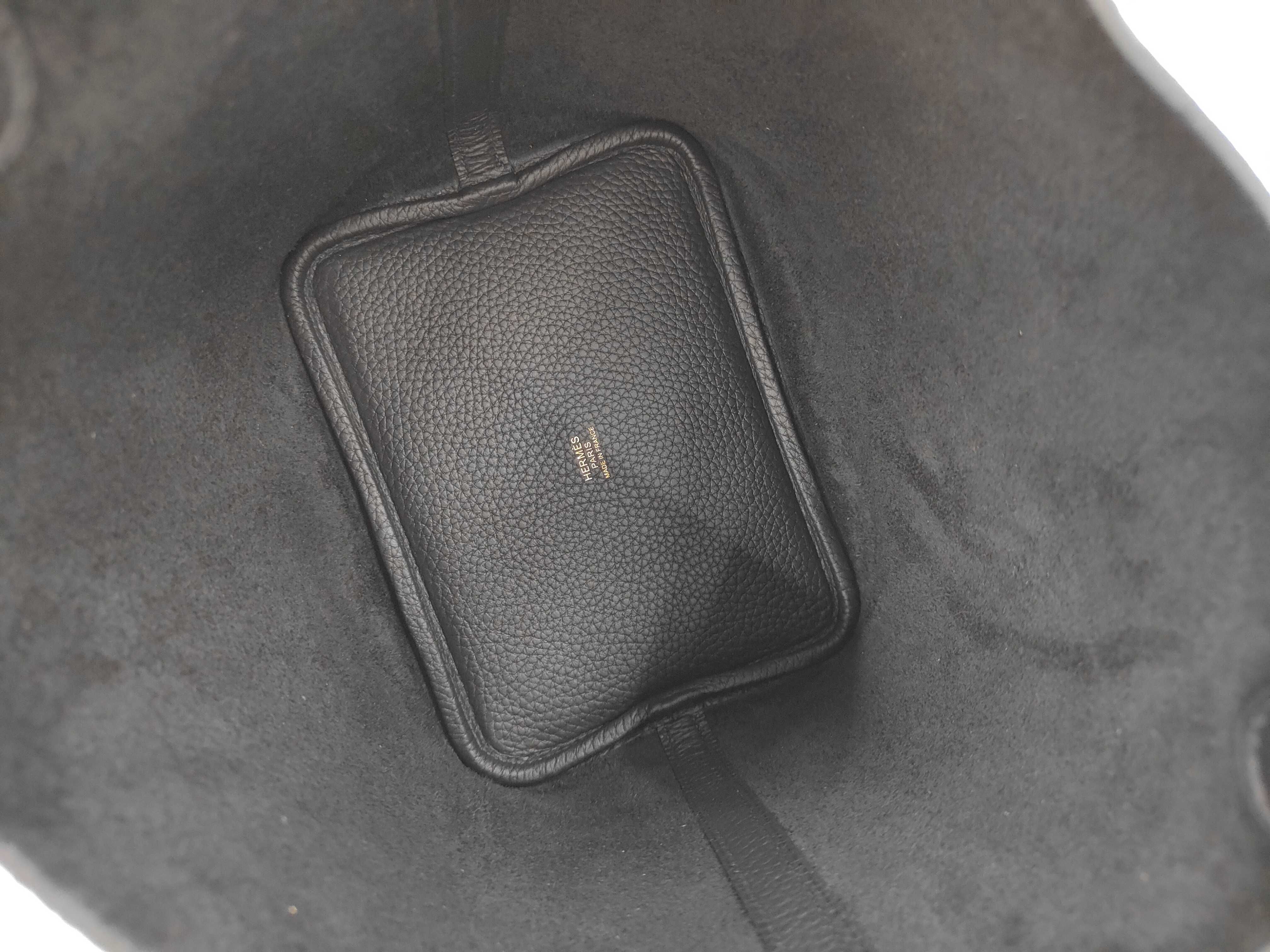 Picotin PM G stamp Noir handbag — view 8