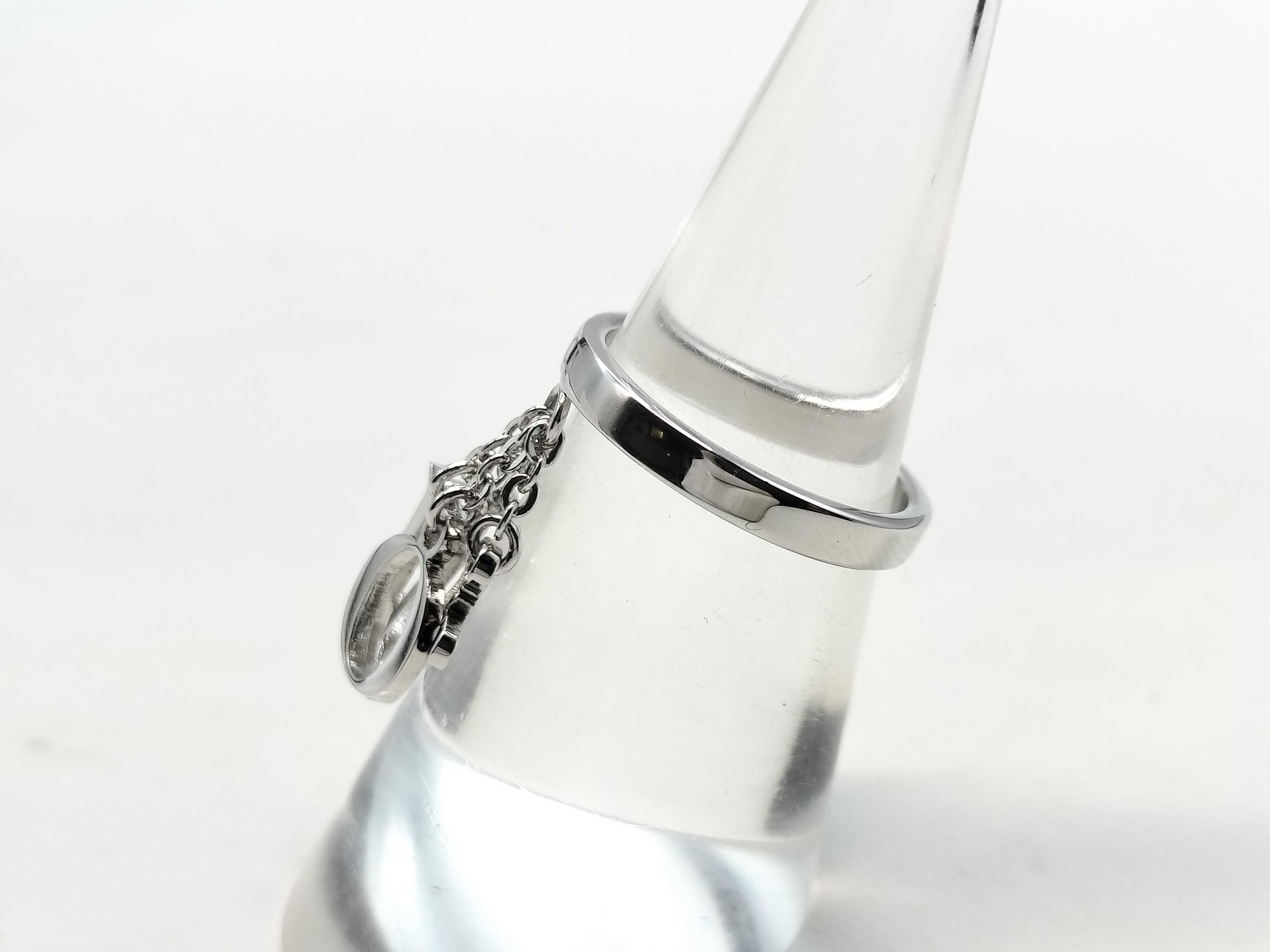 logo pinky ring, size 7. — view 2