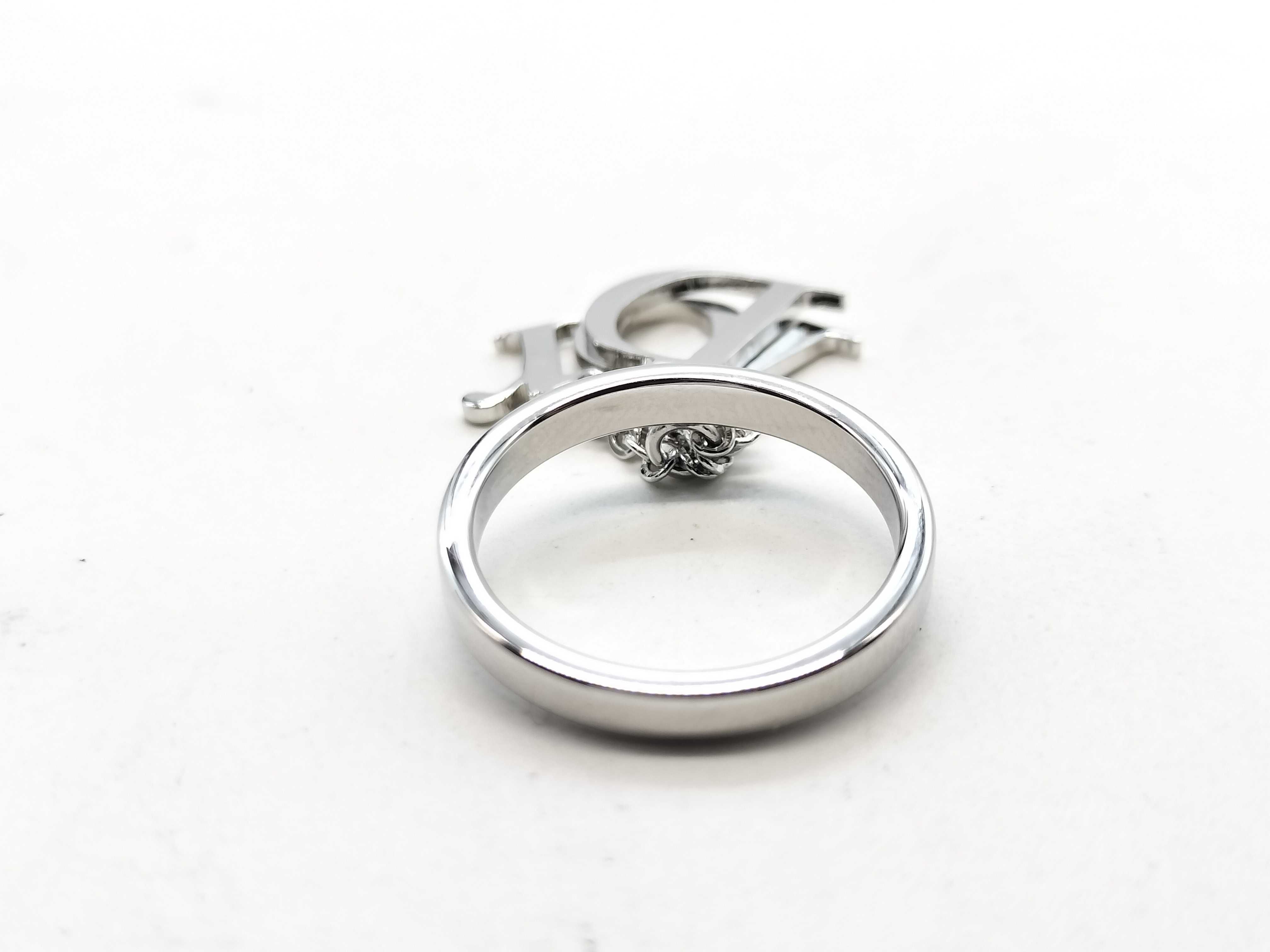logo pinky ring, size 7. — view 7