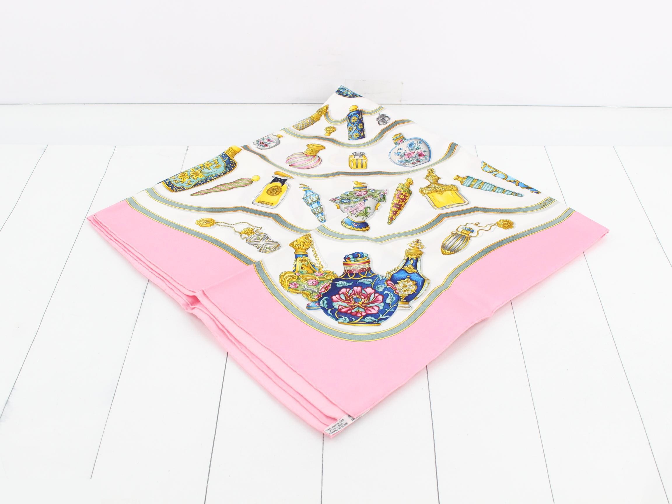 Carre 90 Silk Scarf - Quimorte le Flacon — view 2