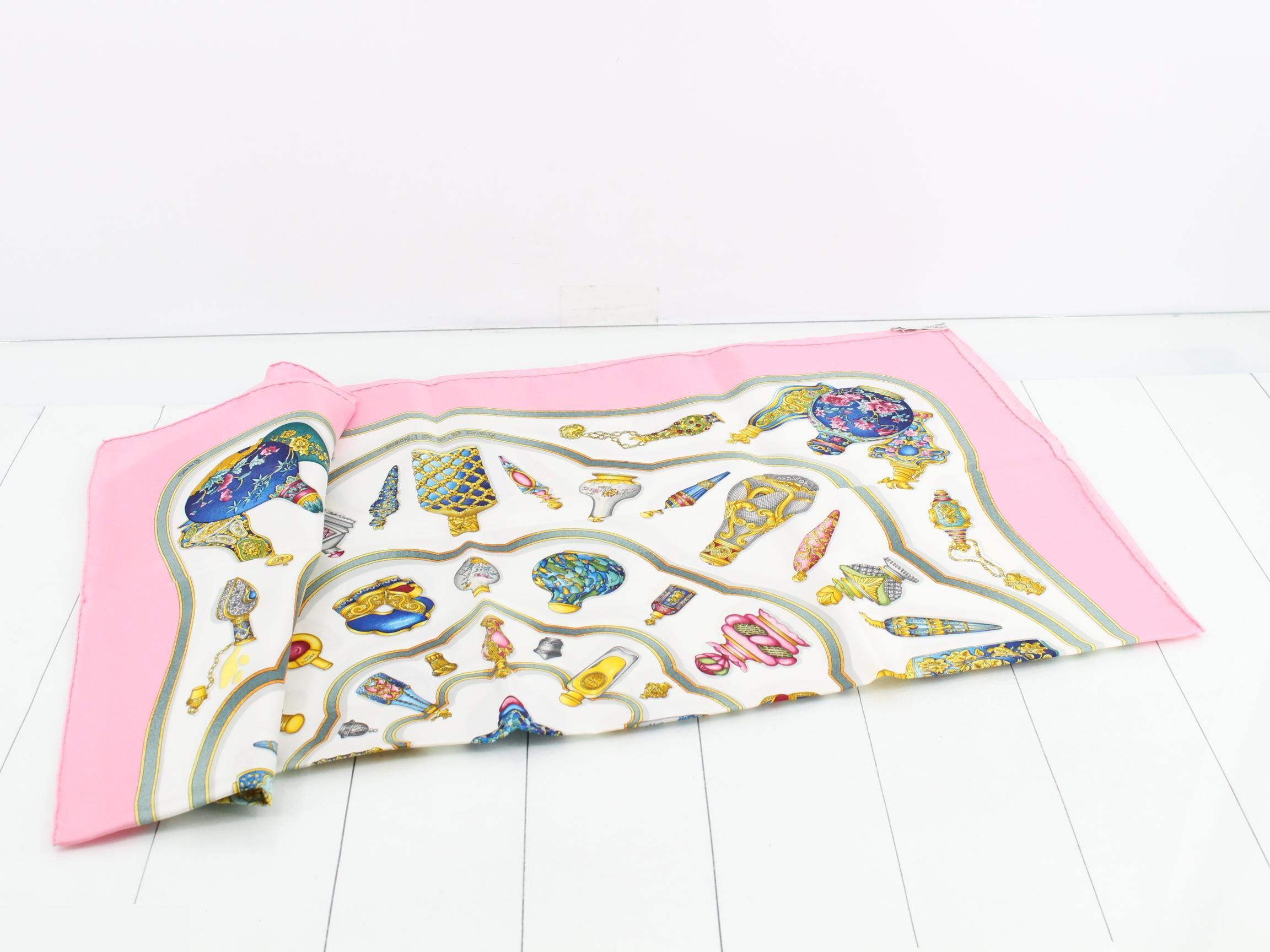 Carre 90 Silk Scarf - Quimorte le Flacon — view 3