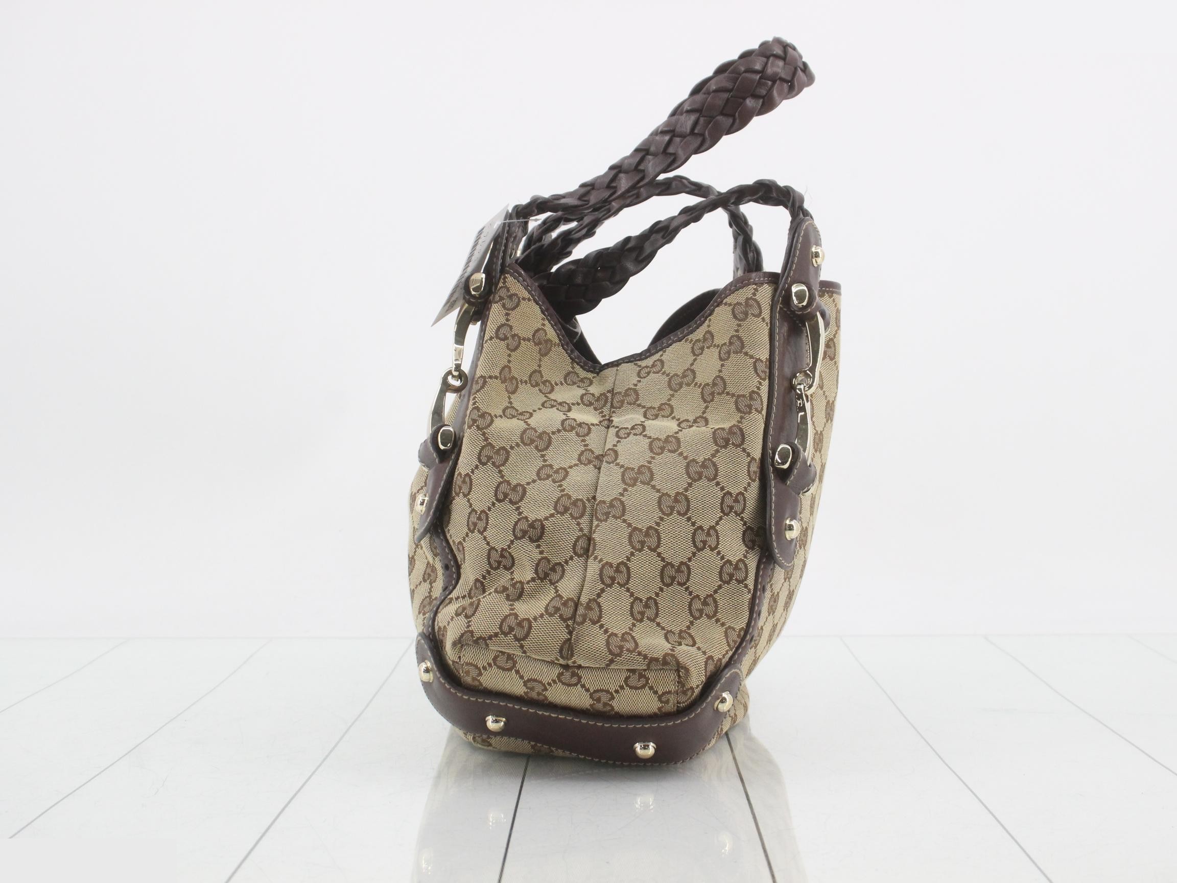Tote Bag, Horsebit, GG Canvas — view 3