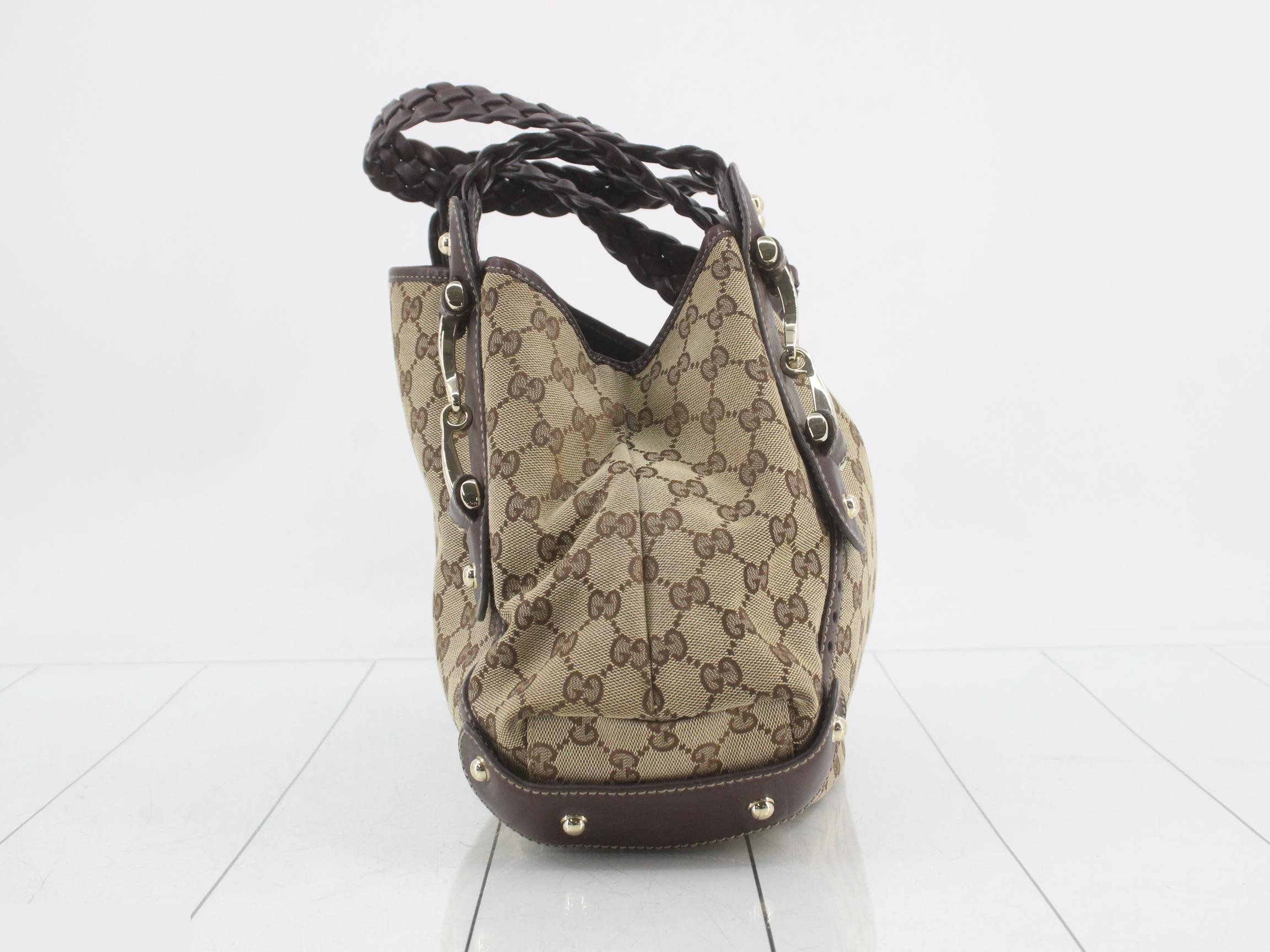 Tote Bag, Horsebit, GG Canvas — view 4