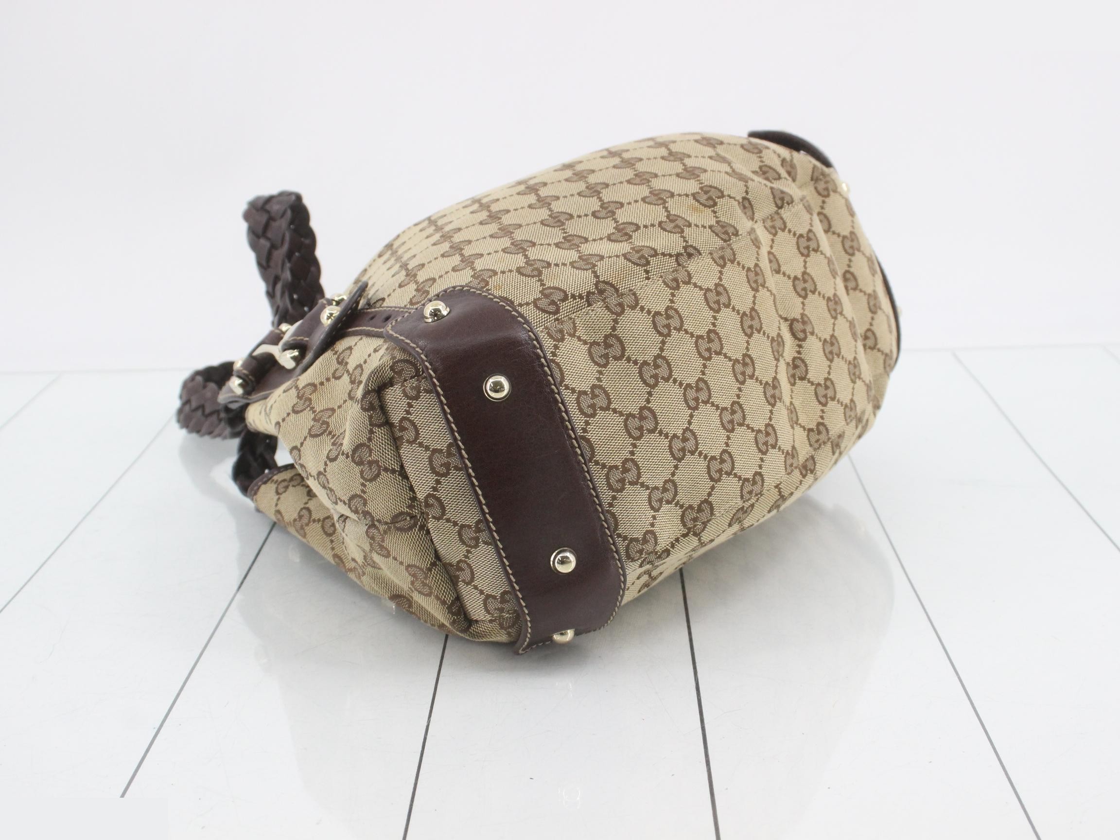 Tote Bag, Horsebit, GG Canvas — view 5