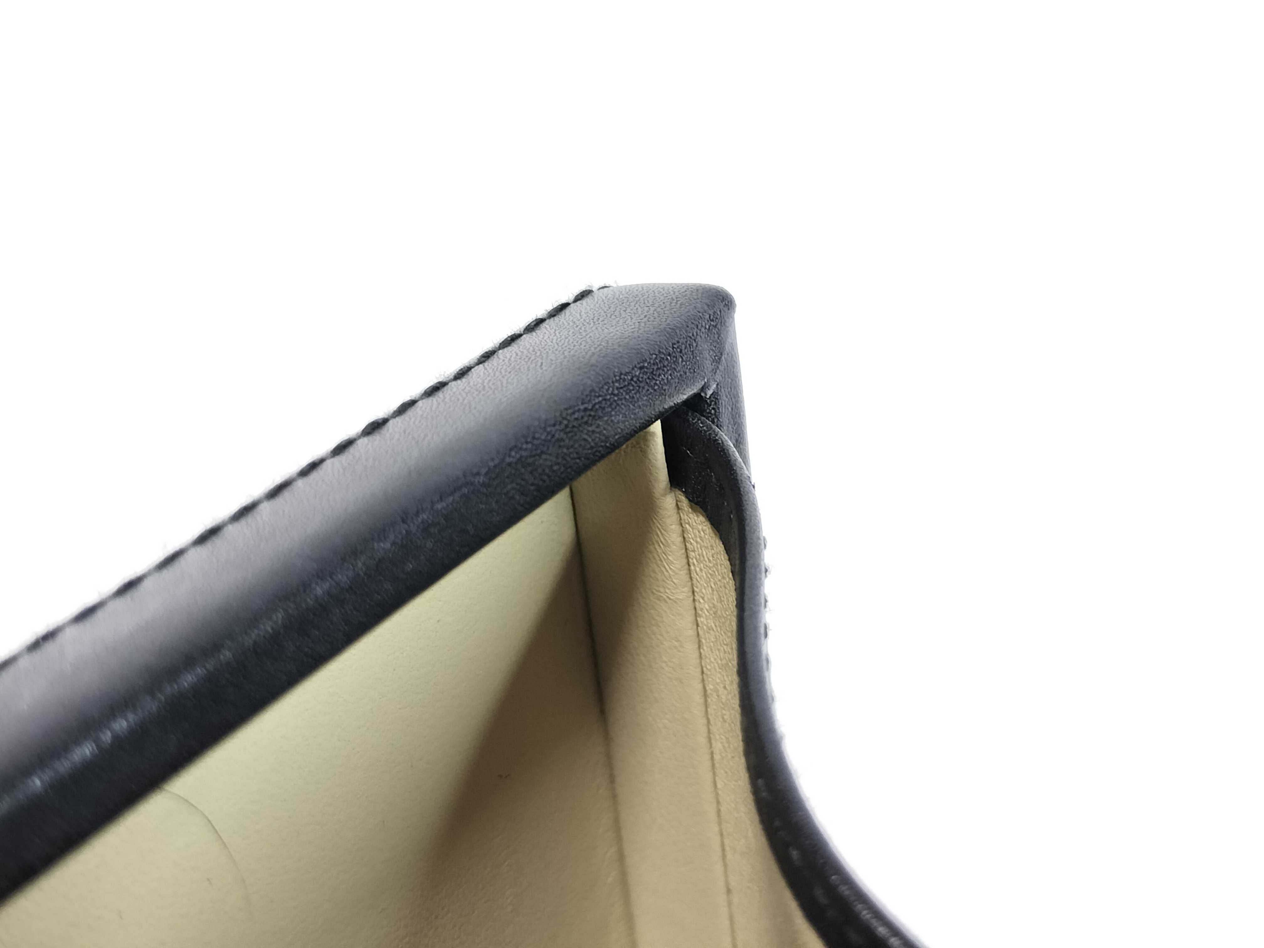 (Loewe) / Clasp Handbag / Vintage / Logo / Calf Leather / Black Handbag — view 8