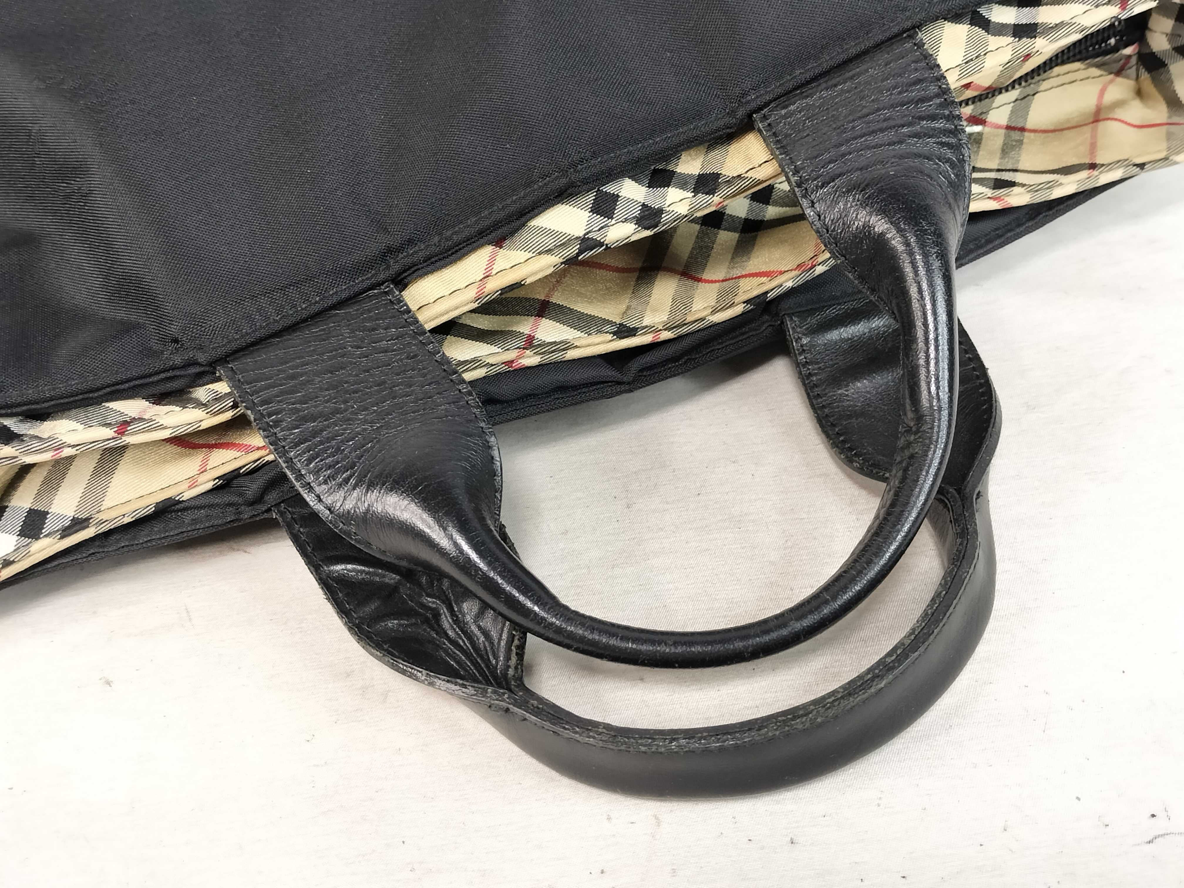 Nylon Nova Check Tote Bag — view 3