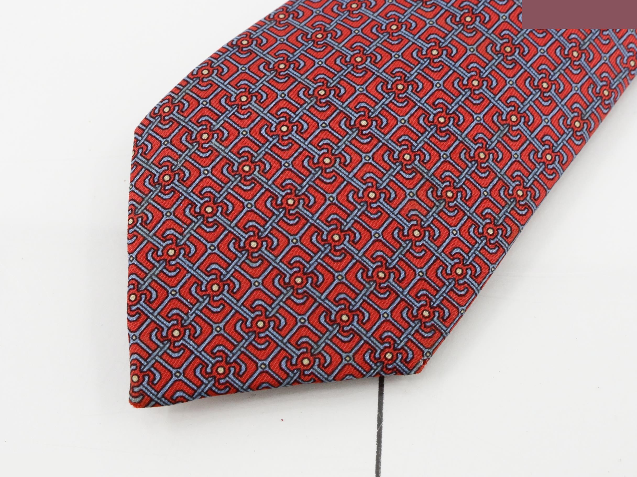 all-over pattern tie — view 3
