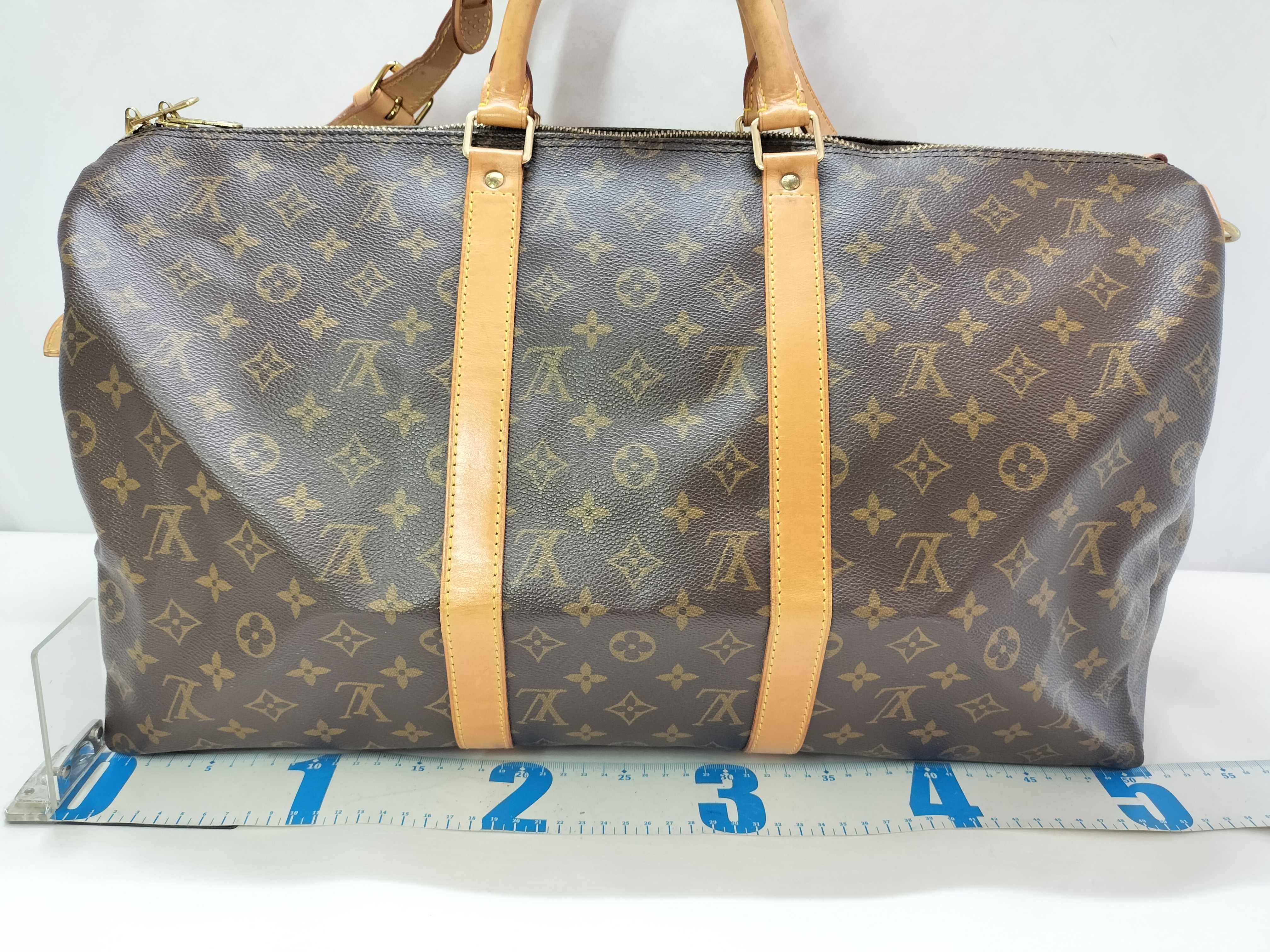 Monogram Louis Vuitton Keepall 50 Bandoulière M41416 Boston Bag Monogram Boston Bag — view 2