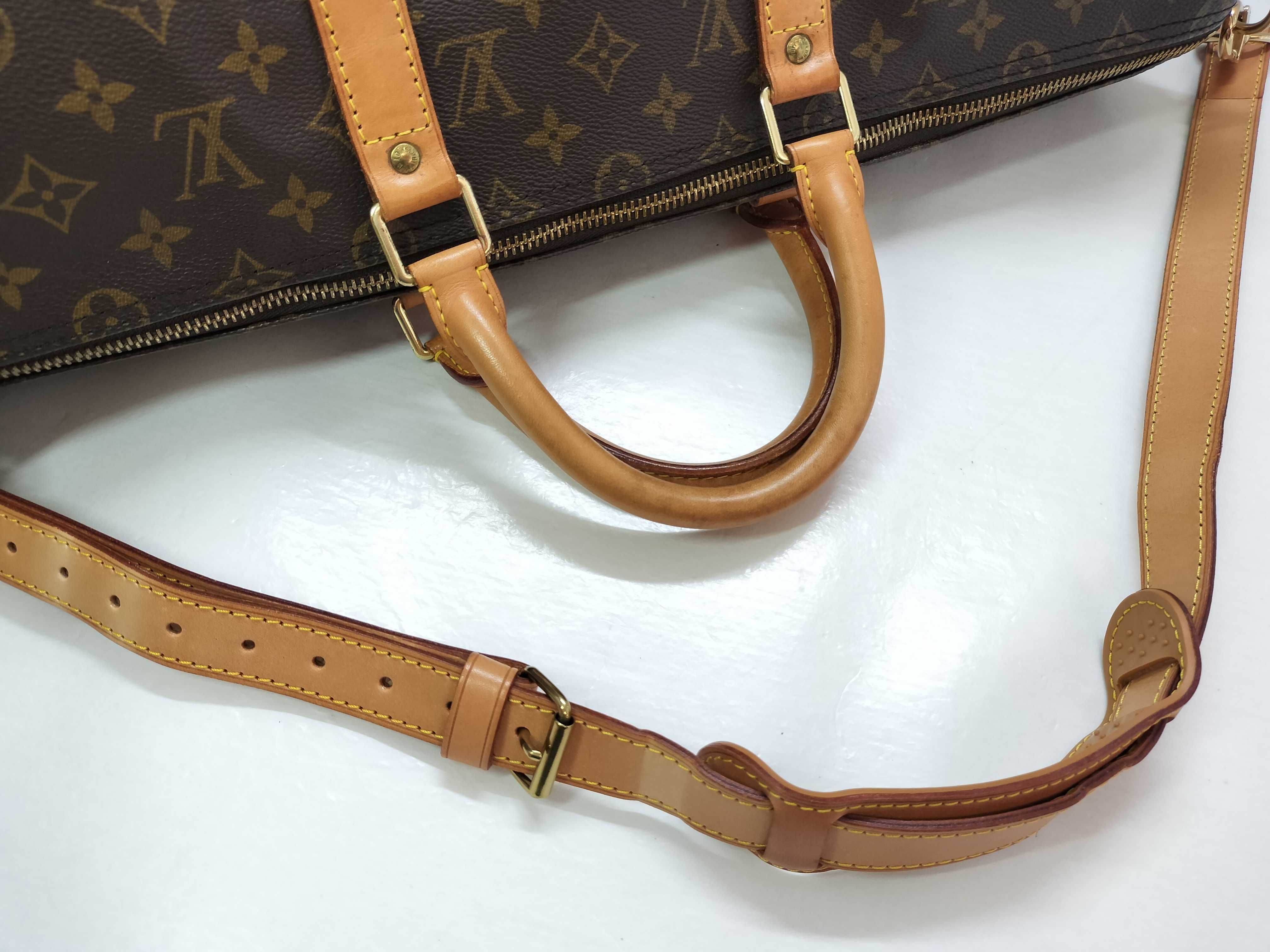 Monogram Louis Vuitton Keepall 50 Bandoulière M41416 Boston Bag Monogram Boston Bag — view 3