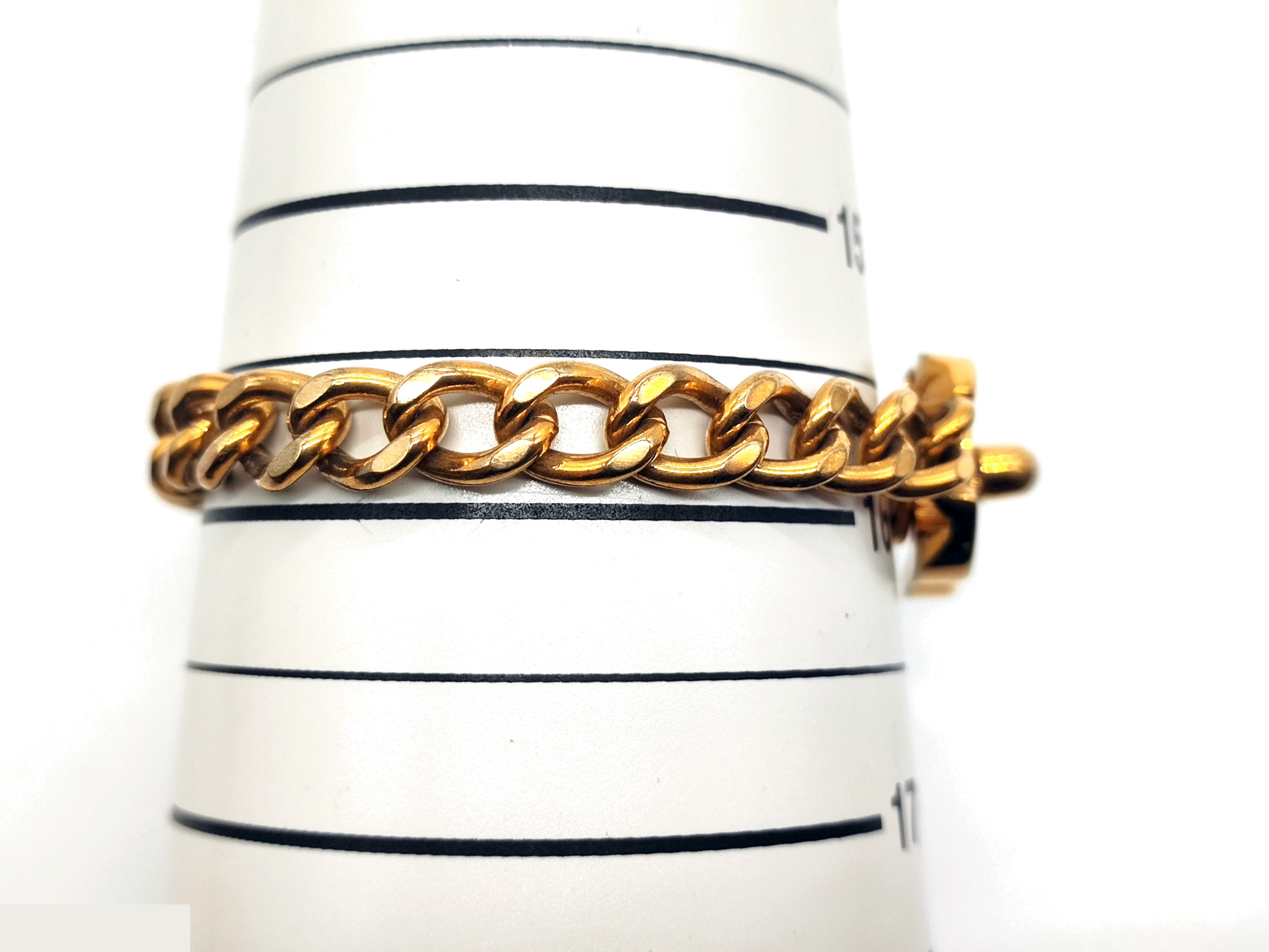 Coco Mark Turnlock Bracelet 96P, Wrist size approximately 16.5cm — view 12