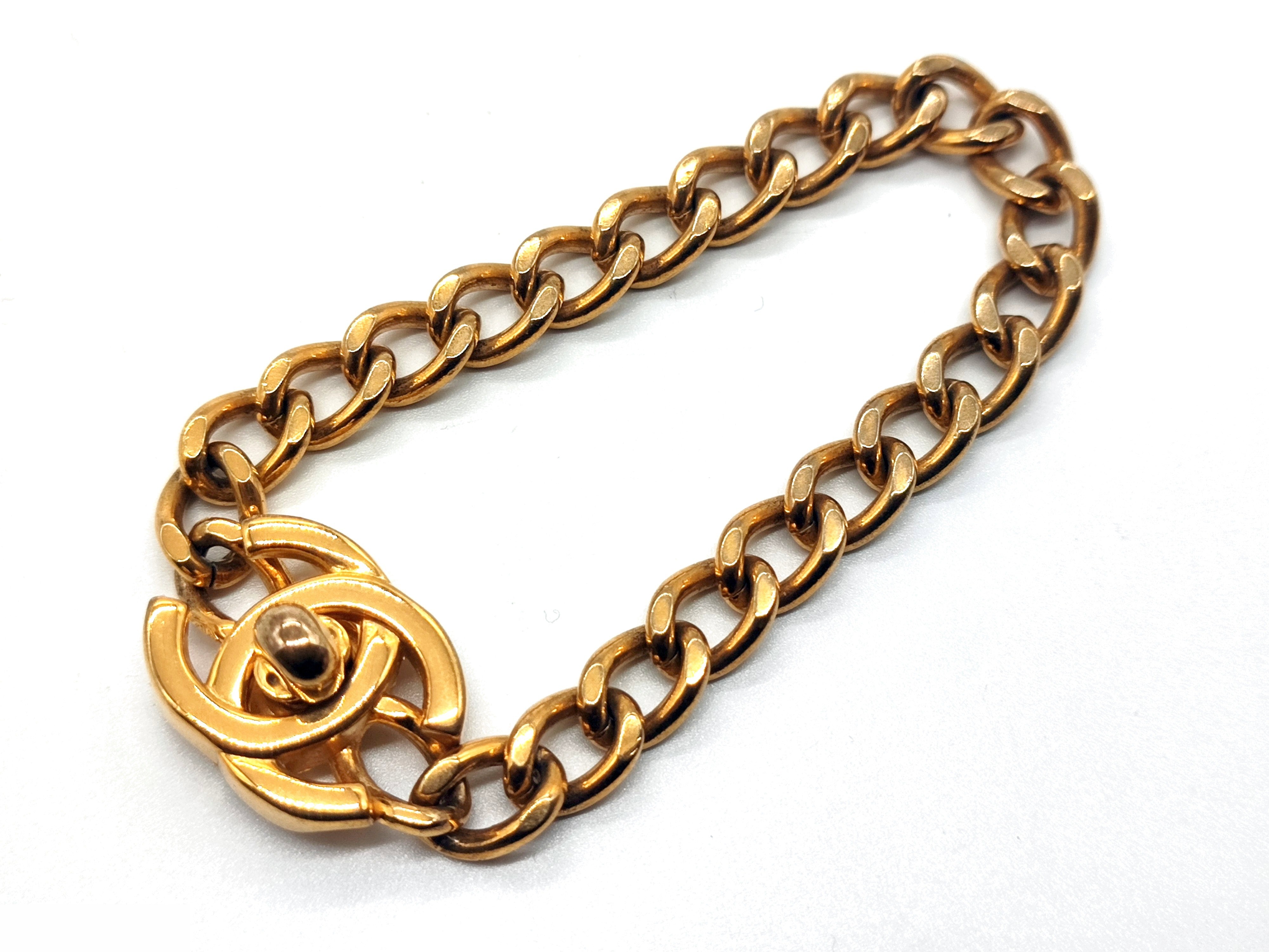 Coco Mark Turnlock Bracelet 96P, Wrist size approximately 16.5cm — view 3
