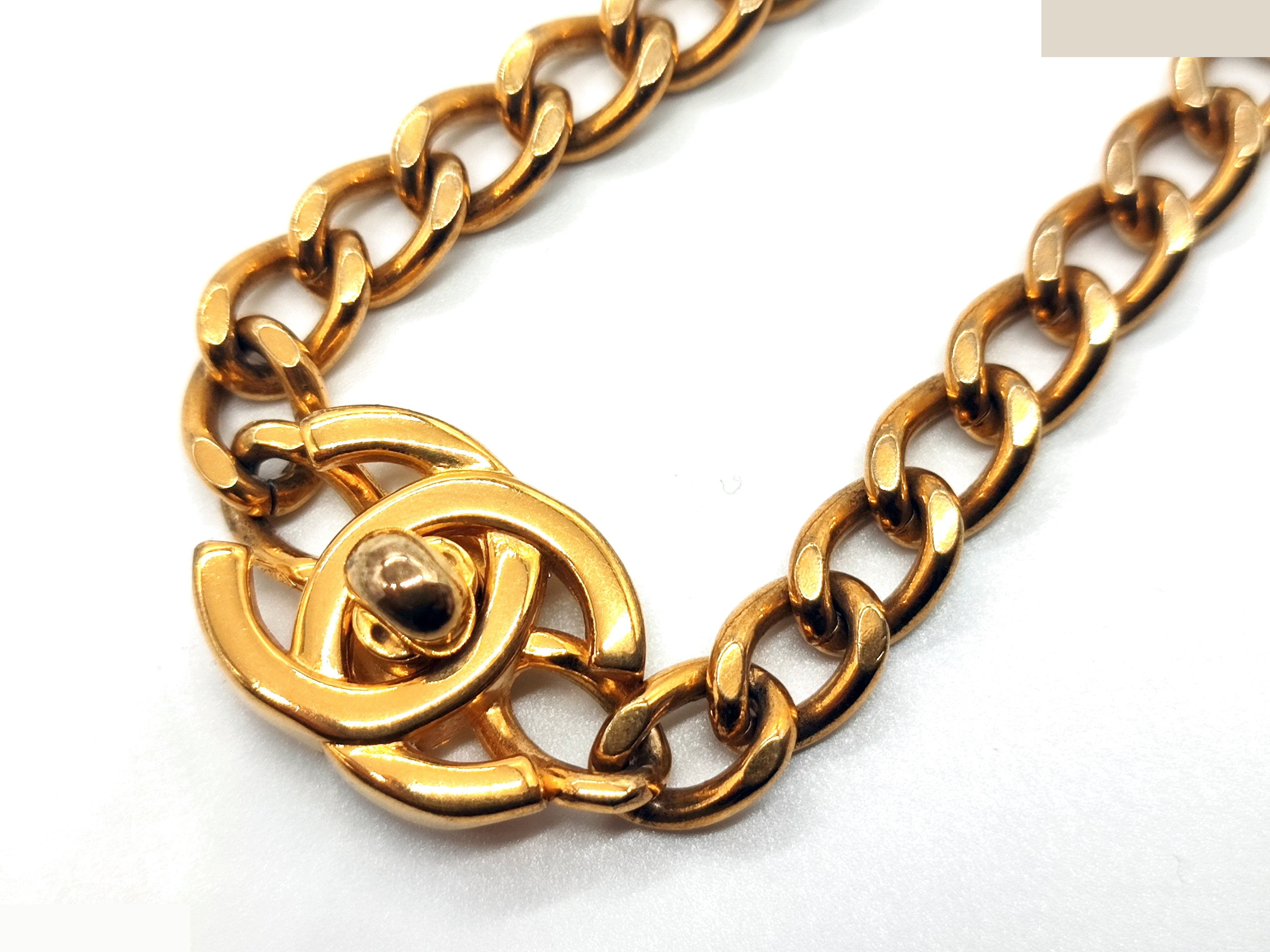 Coco Mark Turnlock Bracelet 96P, Wrist size approximately 16.5cm — view 4
