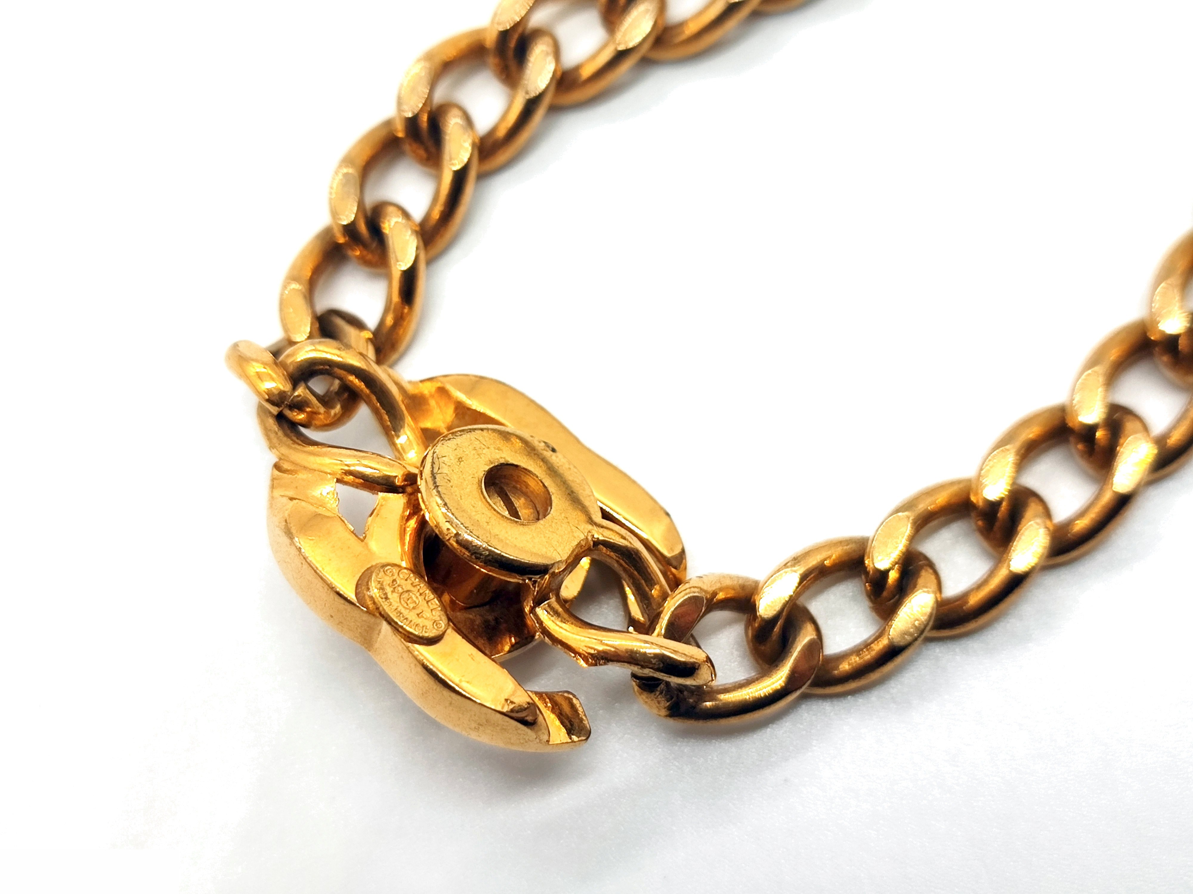 Coco Mark Turnlock Bracelet 96P, Wrist size approximately 16.5cm — view 6