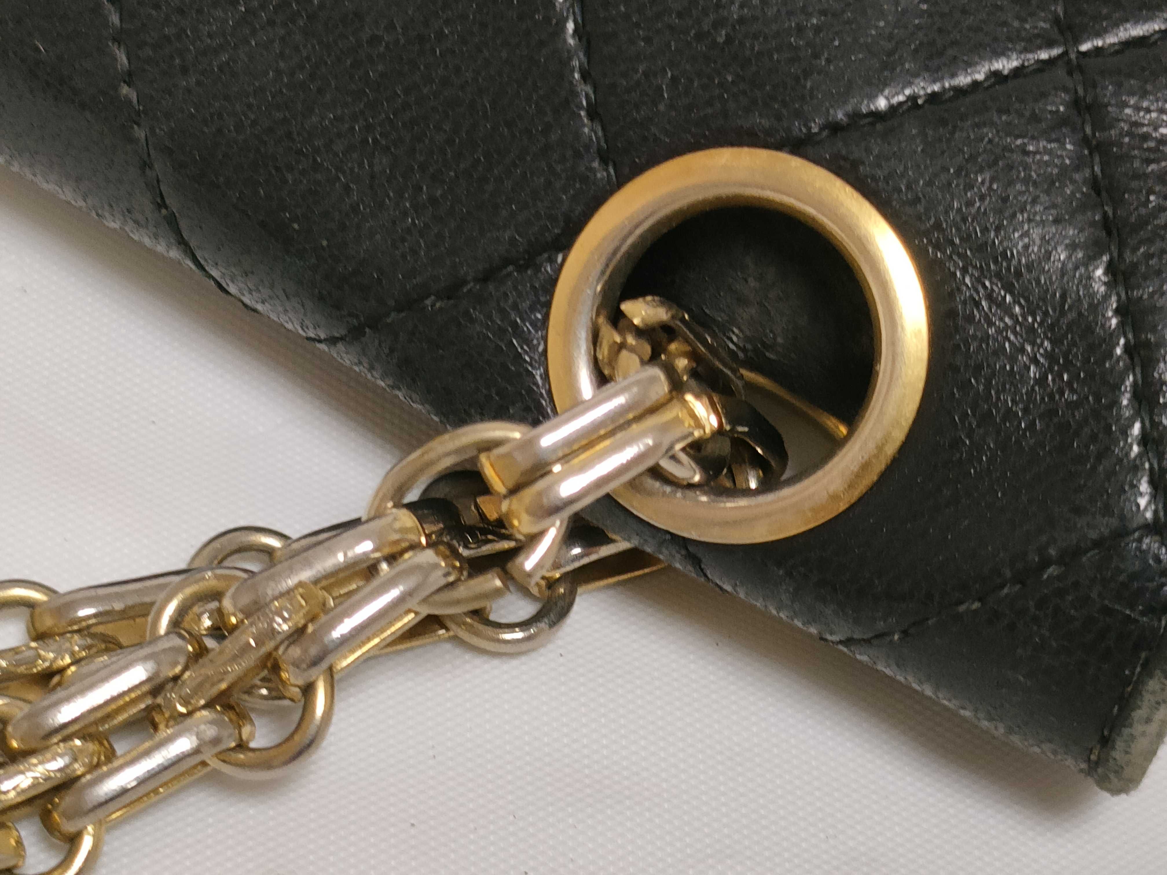 Old Chain Double Flare Matelassé Handbag — view 5