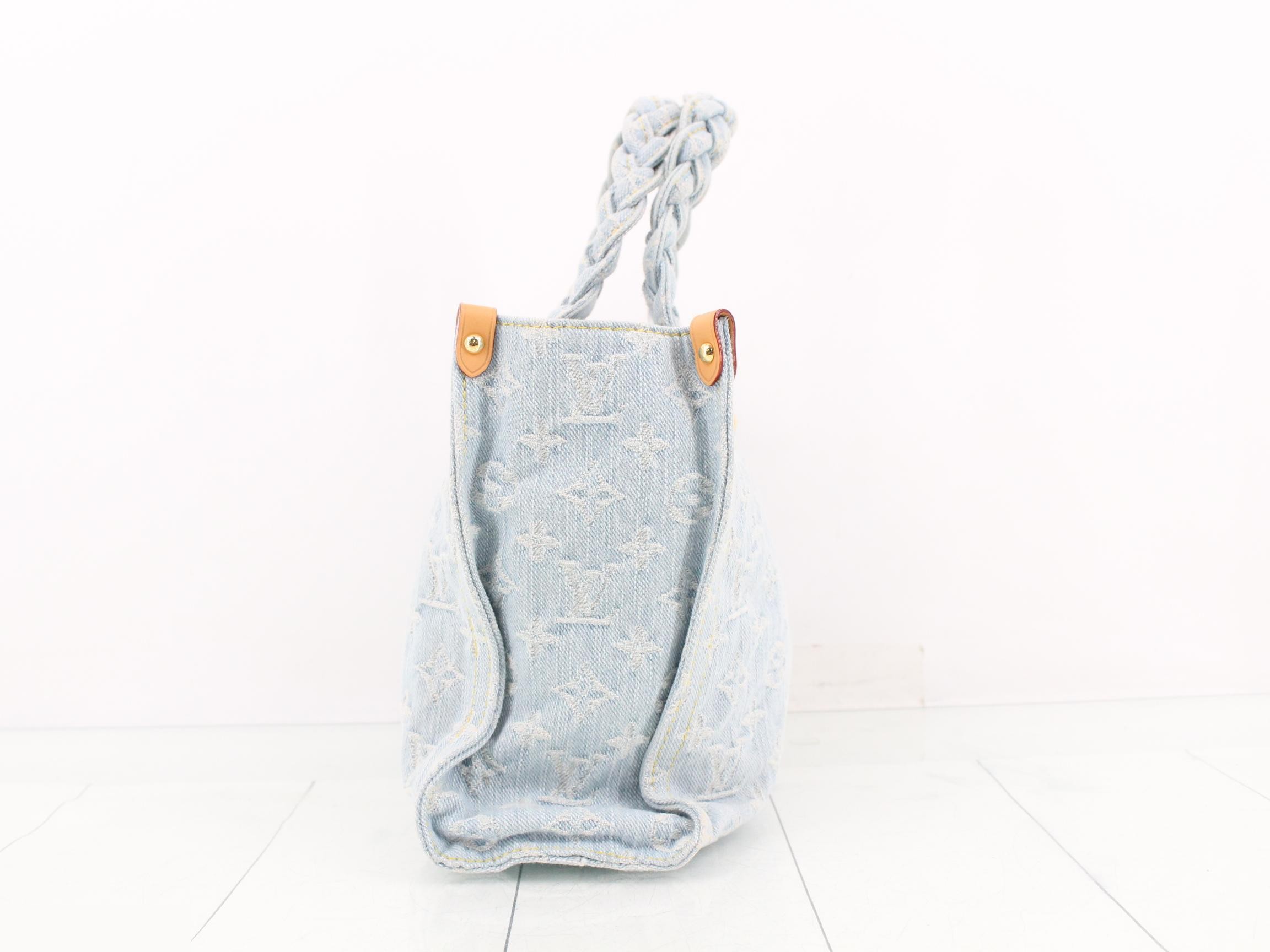 Monogram Denim Paizapur Let Go 2-Way Handbag — view 3