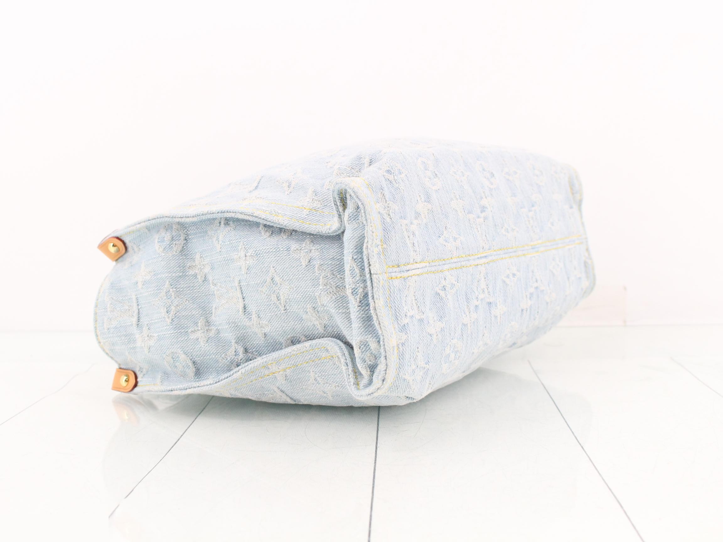 Monogram Denim Paizapur Let Go 2-Way Handbag — view 5