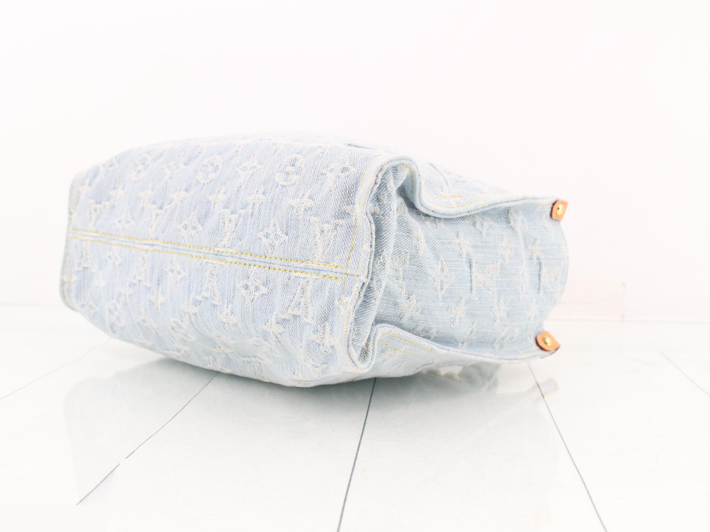 Monogram Denim Paizapur Let Go 2-Way Handbag — view 6