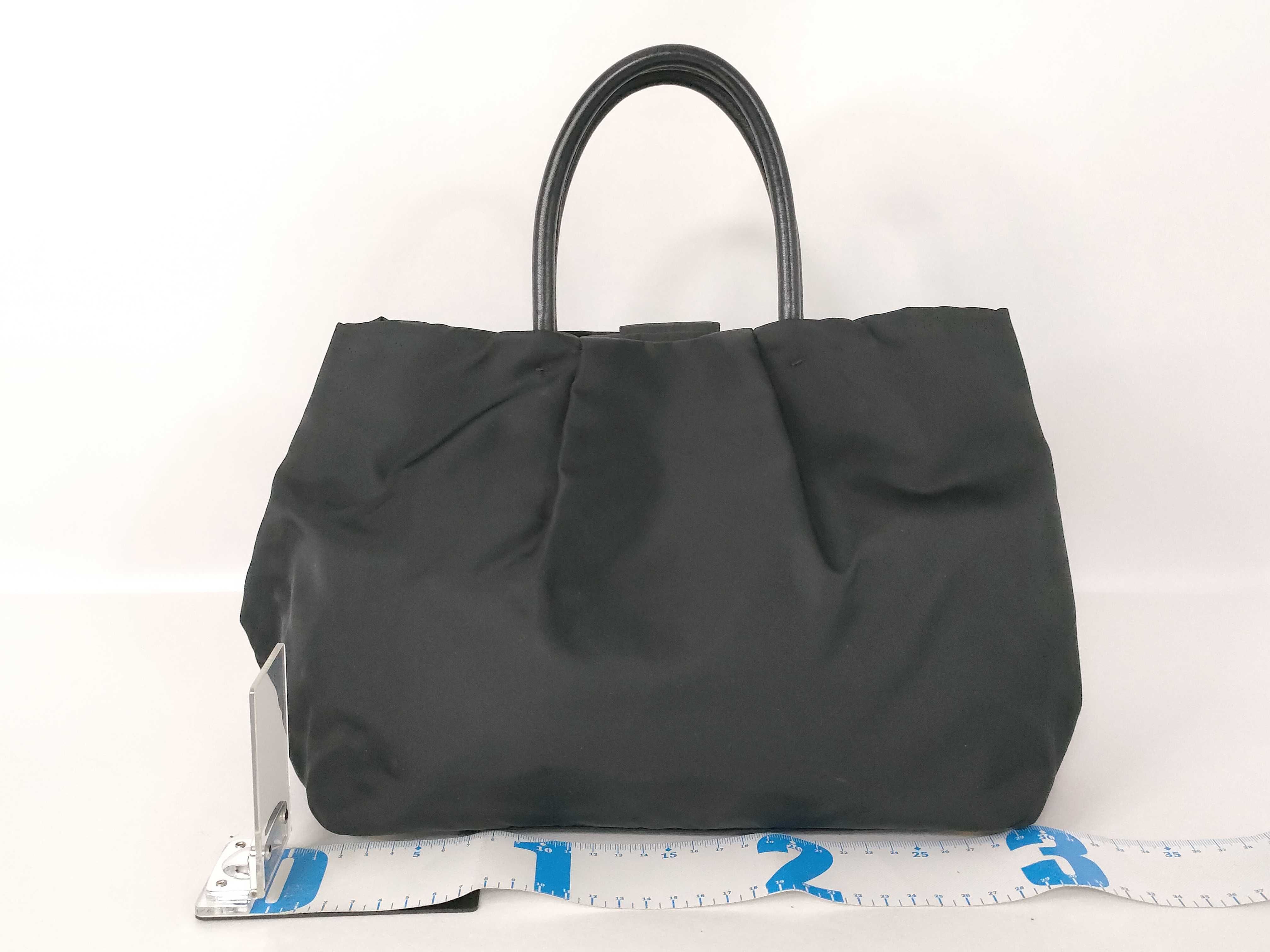 Nylon Prada Handbag Ribbon Tote Bag — view 2
