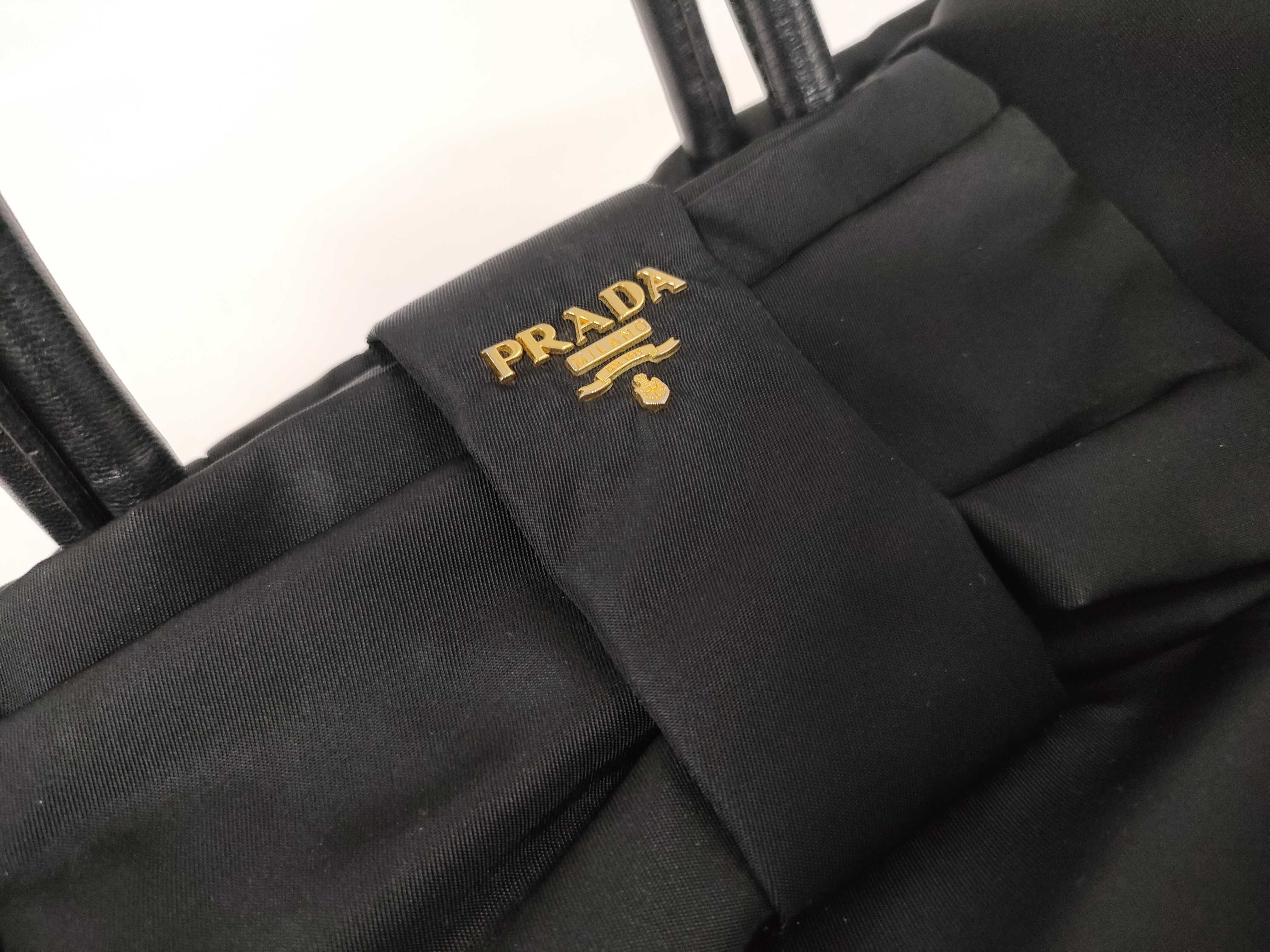 Nylon Prada Handbag Ribbon Tote Bag — view 15