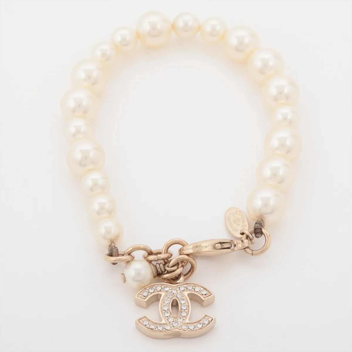 Coco Mark A13P Bracelet, GP x Faux Pearl, Gold,