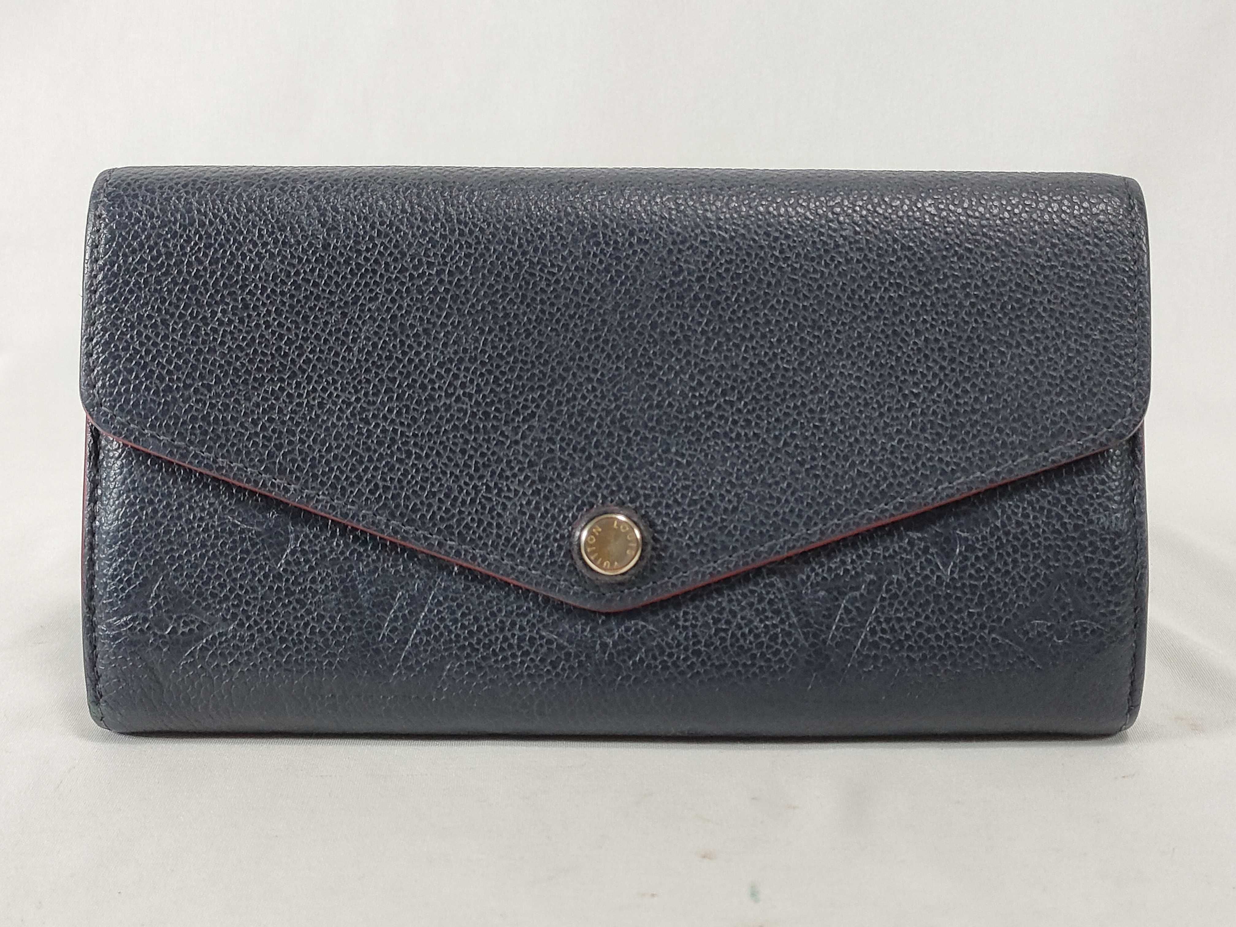 Monogram Empreinte Louis Vuitton Portefeuille Sarah M62125 Monogram Empreinte Long Wallet