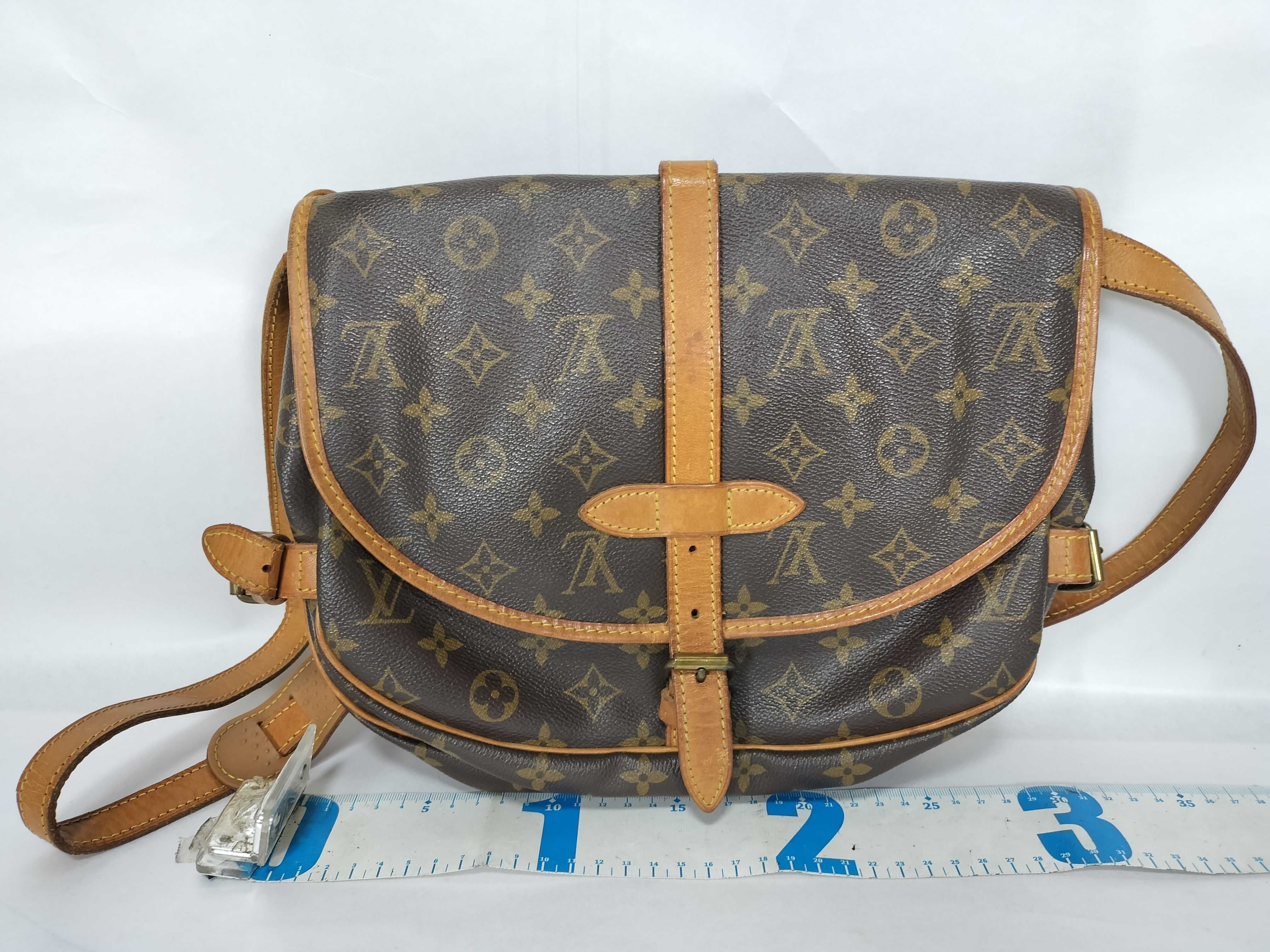 Monogram Saumur Shoulder Bag — view 2