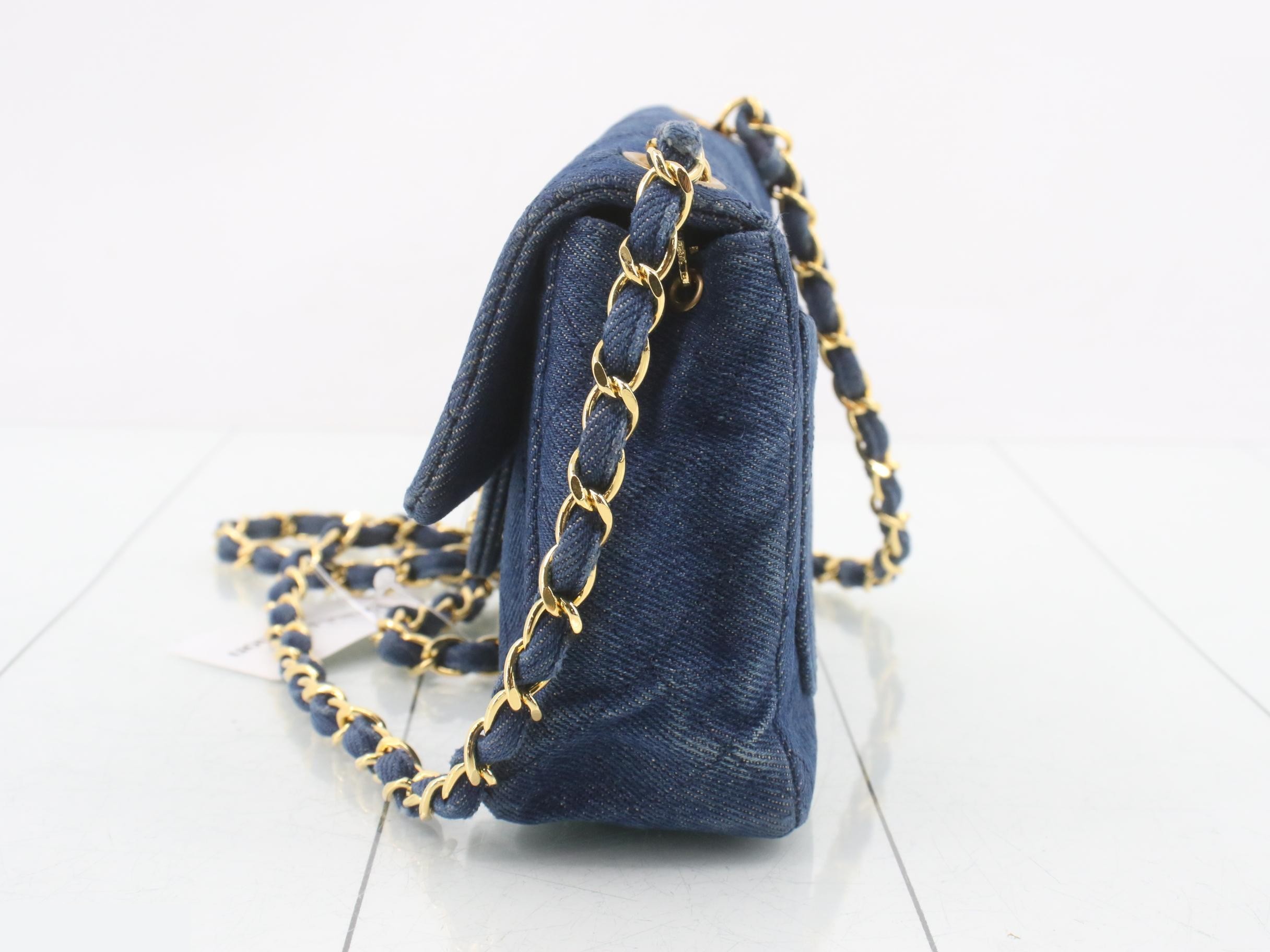 Mini Tomato 17 Denim Chain Shoulder Bag Sticker — view 3