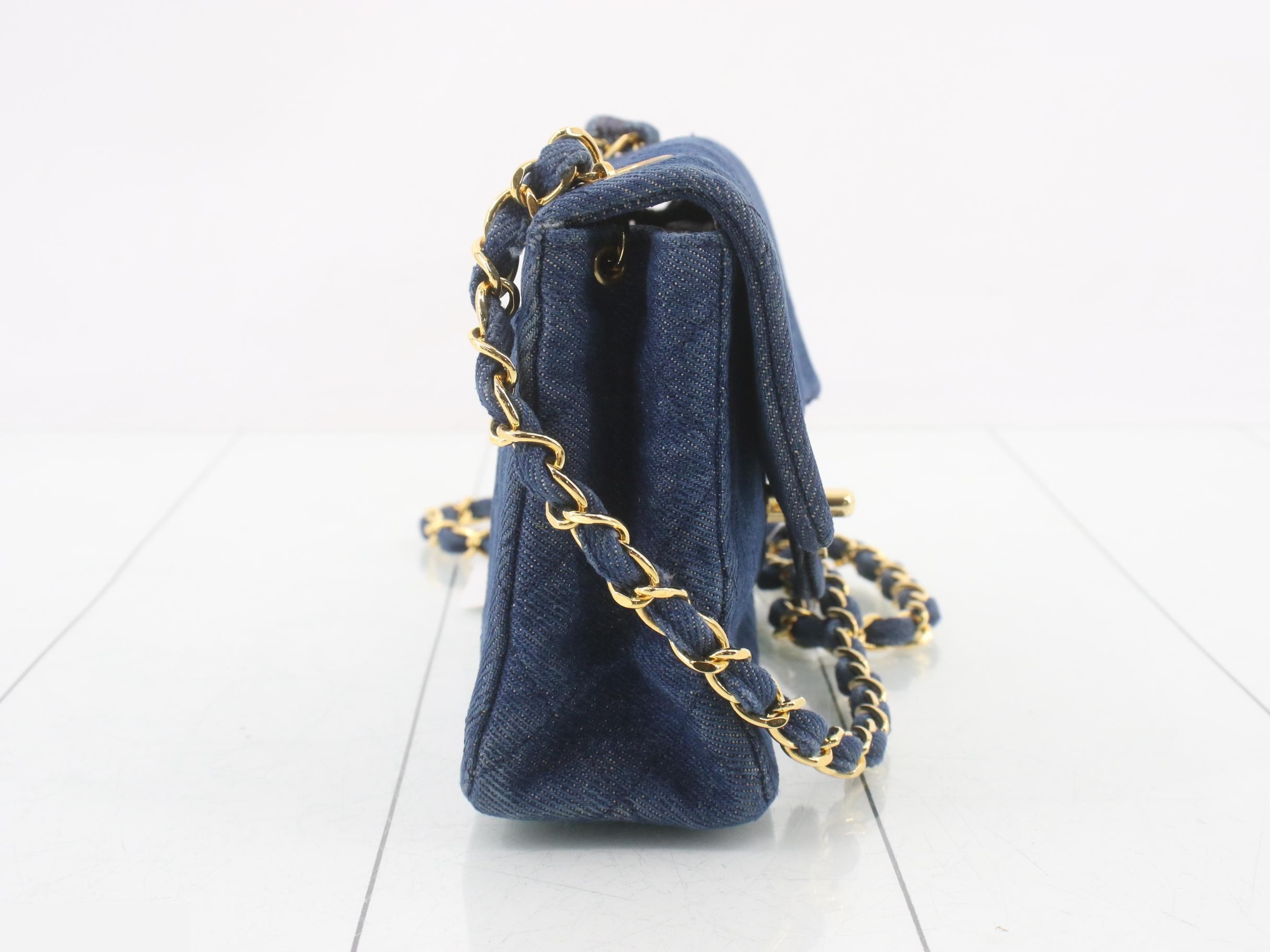 Mini Tomato 17 Denim Chain Shoulder Bag Sticker — view 4
