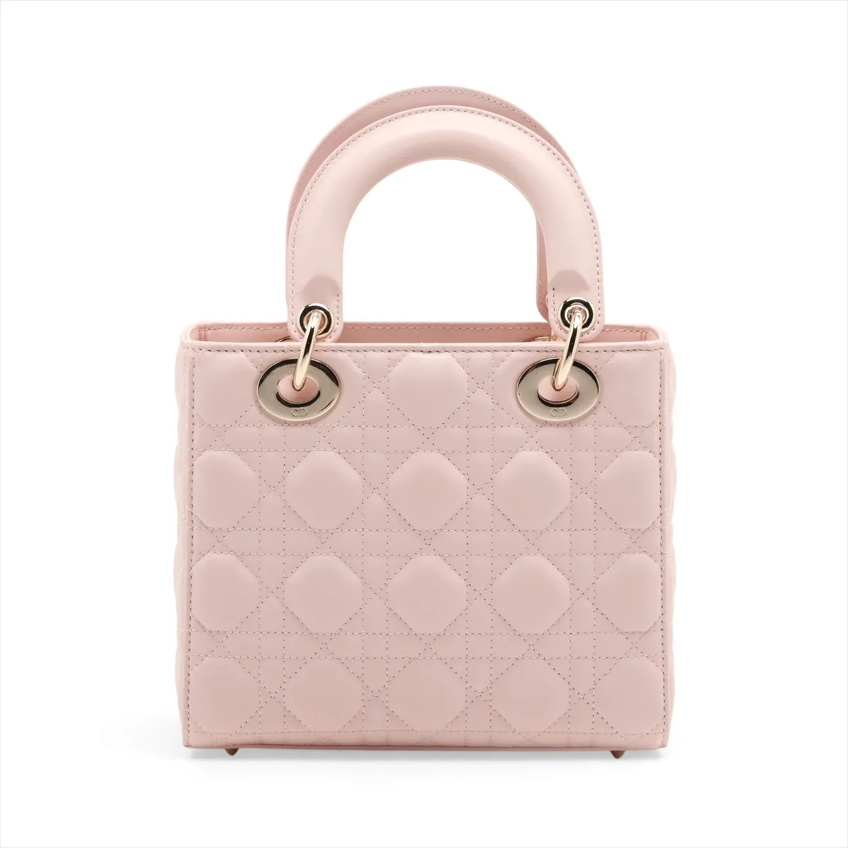 Cannage My Lady Dior Leather 2-Way Handbag Pink — view 2