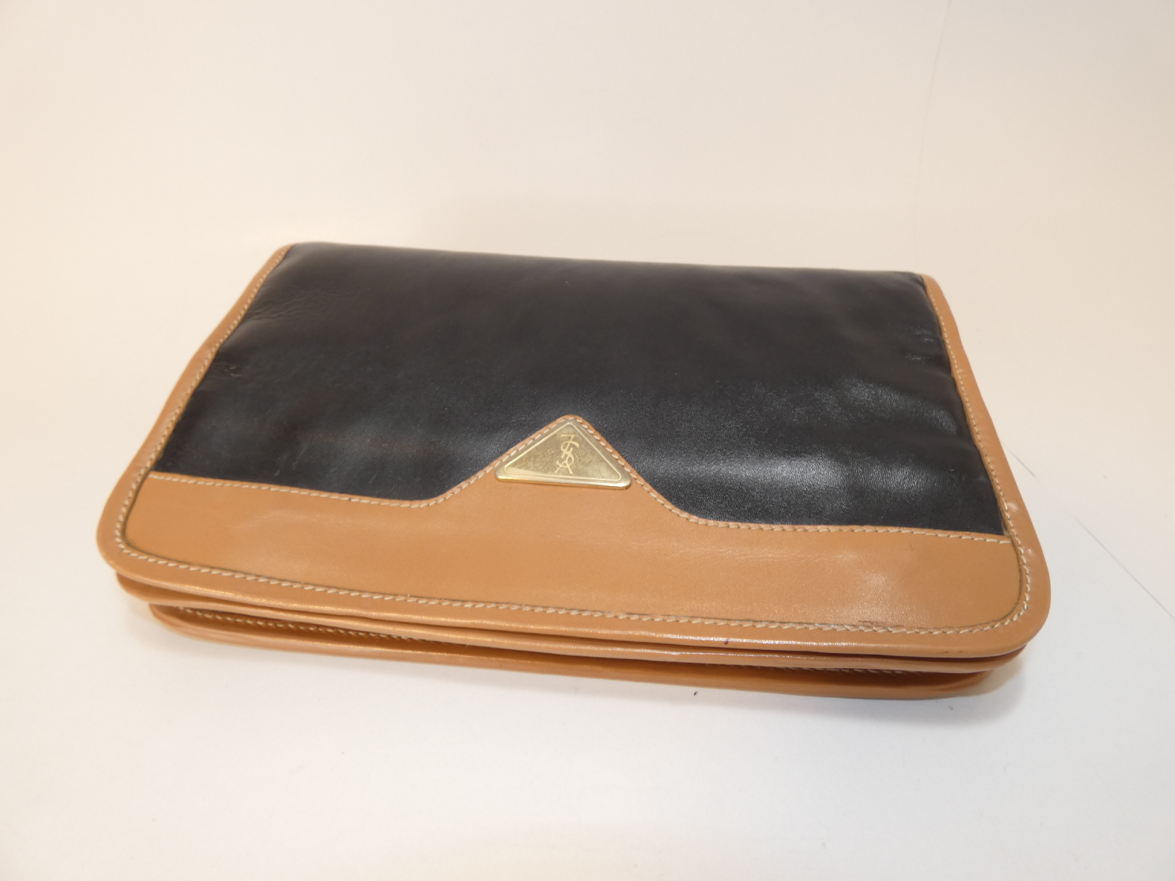 Leather Black Clutch Bag — view 3